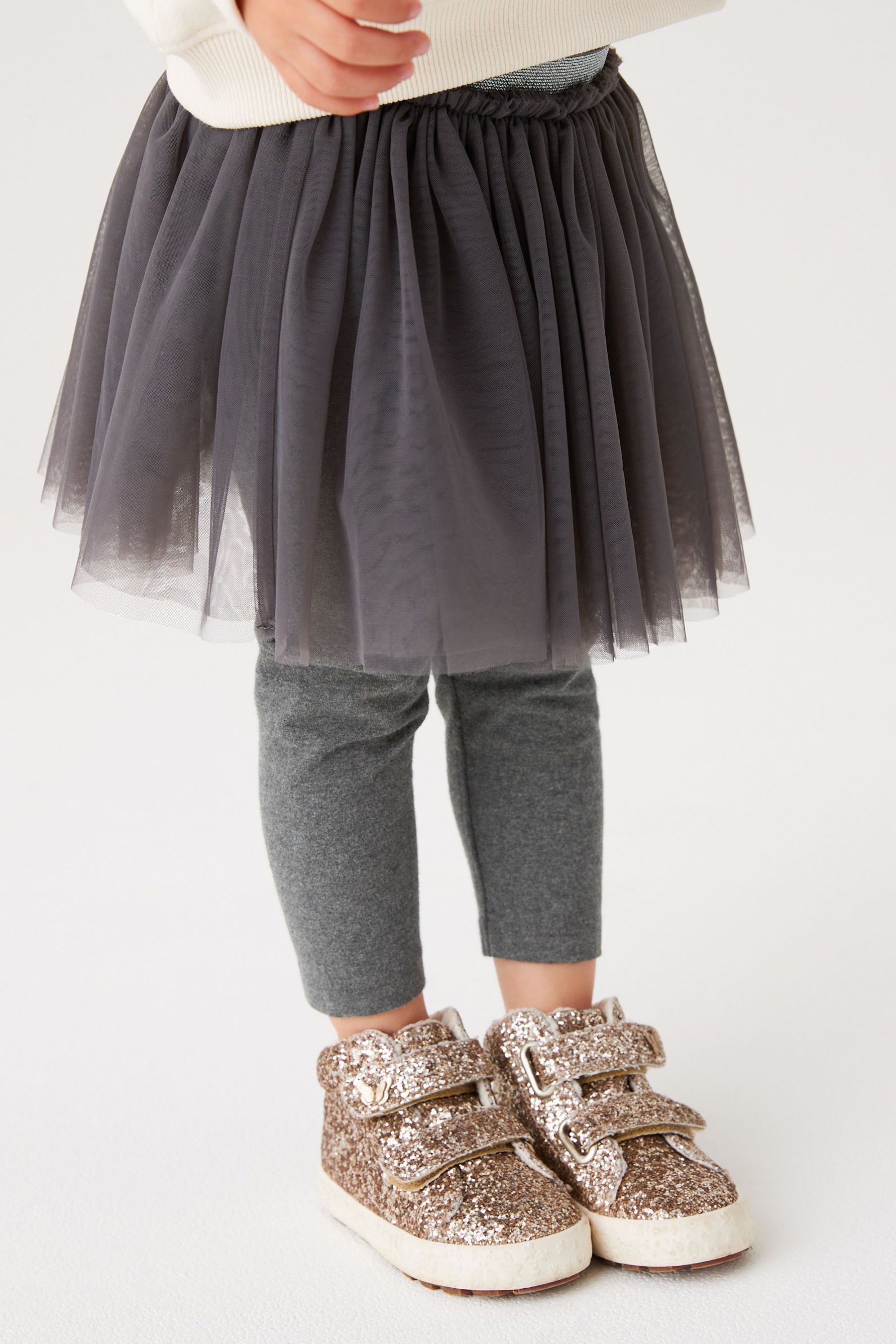 Buy Charcoal Grey Tutu Leggings 3mths 7yrs from Next Luxembourg