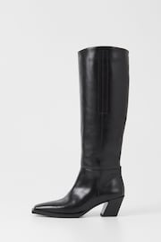 Vagabond Shoemakers Alina Tall Wester Black Boots - Image 1 of 3