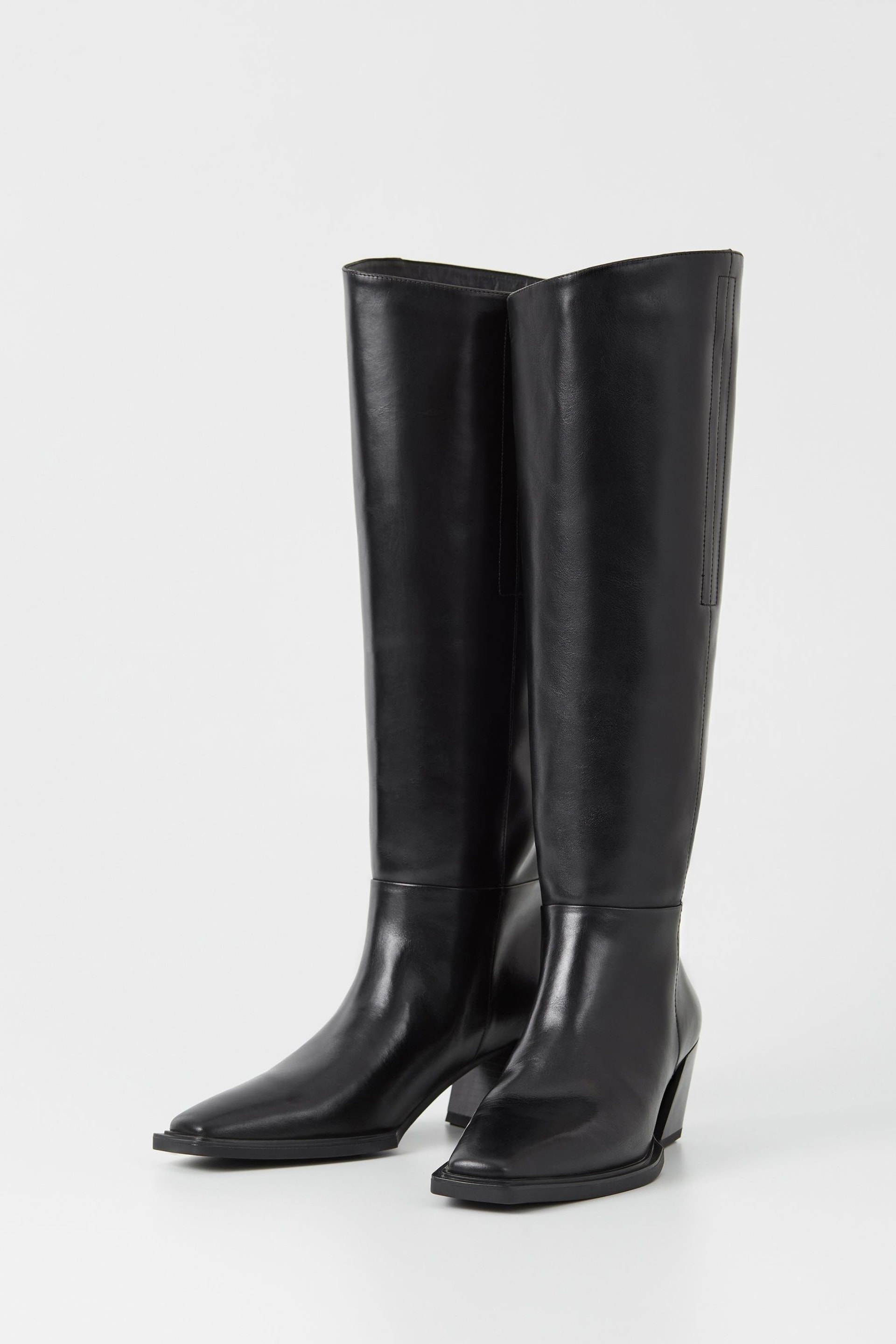 Vagabond Shoemakers Alina Tall Wester Black Boots - Image 2 of 3