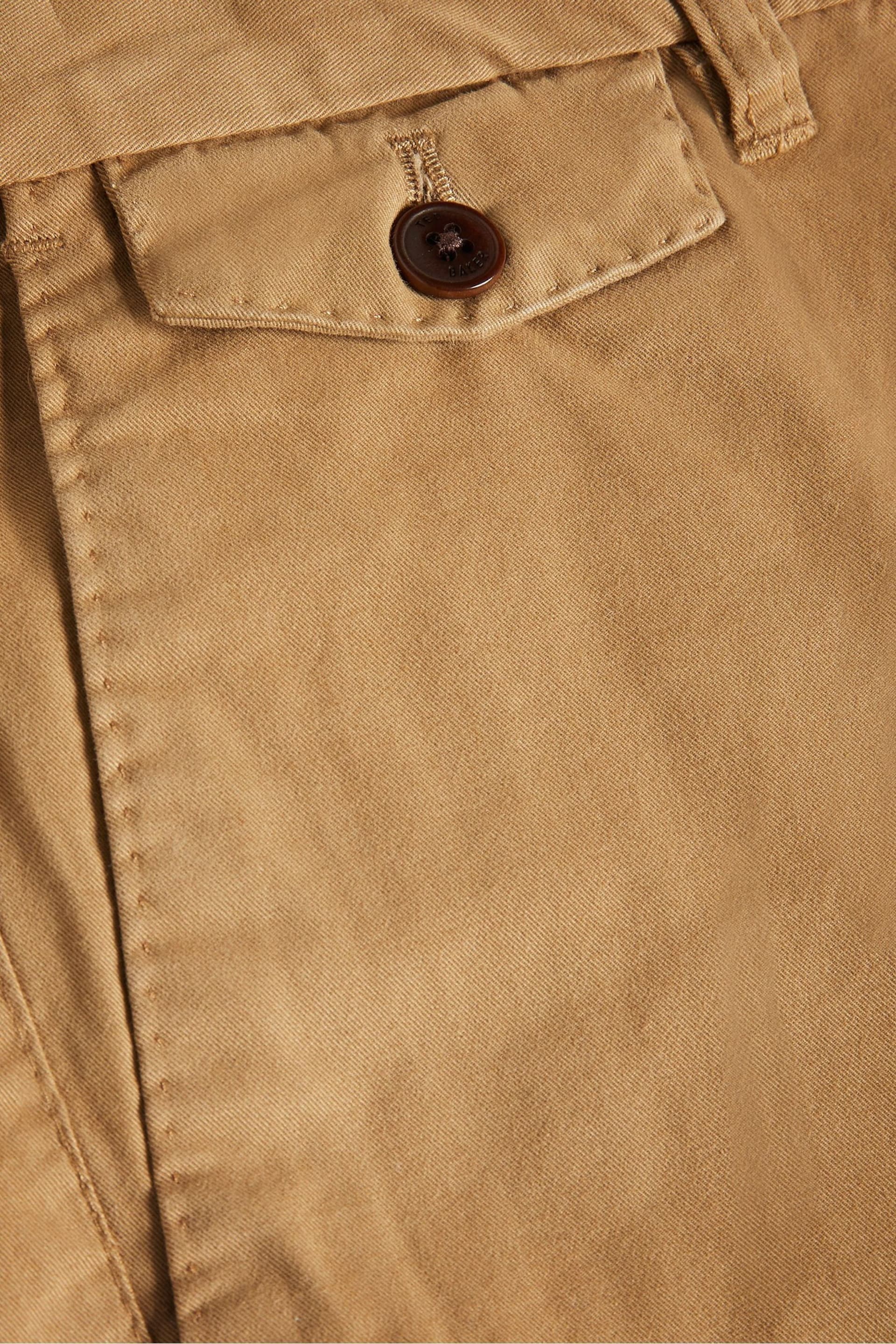 Ted Baker Brown Ashfrd Chino Shorts - Image 4 of 5