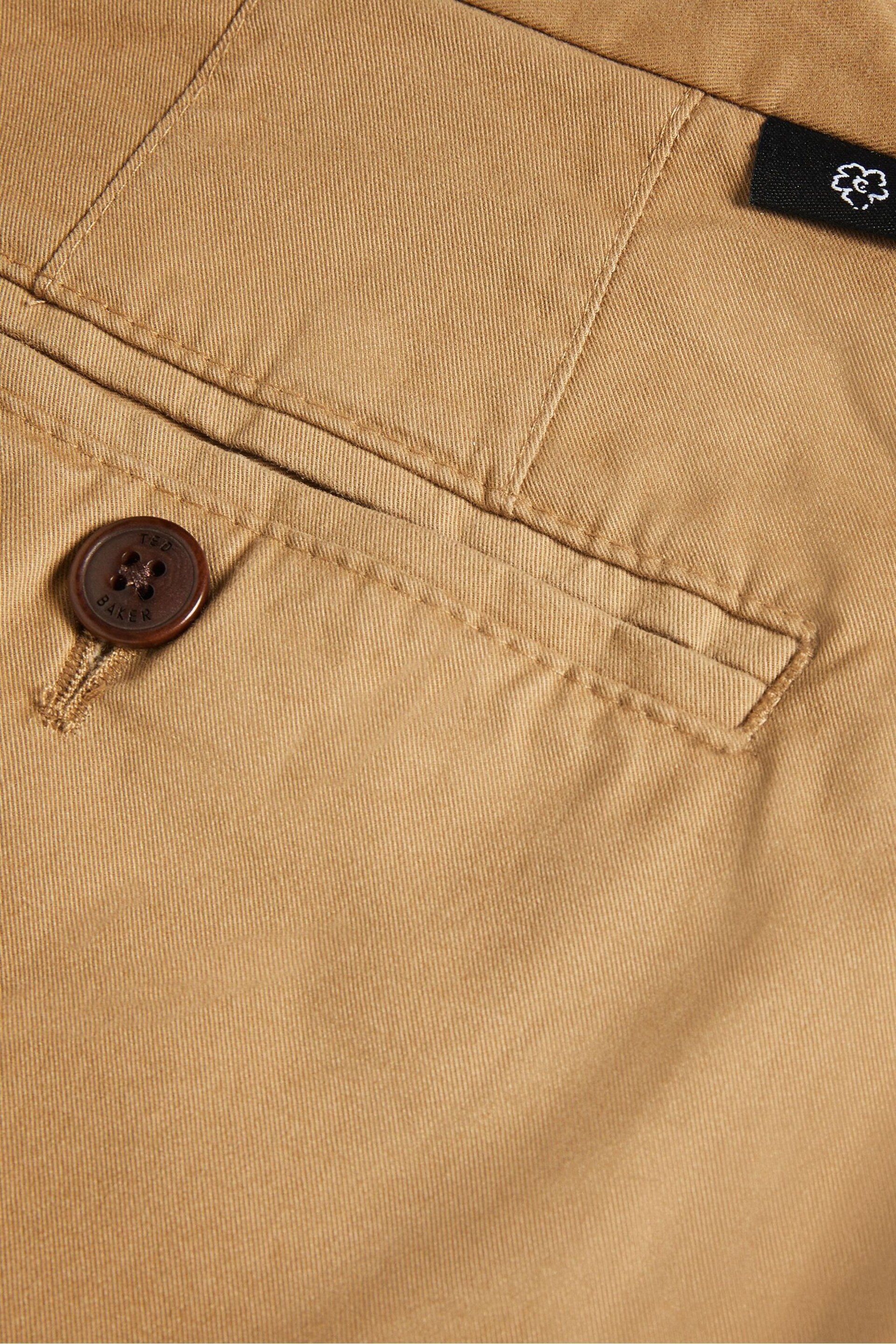 Ted Baker Brown Ashfrd Chino Shorts - Image 5 of 5