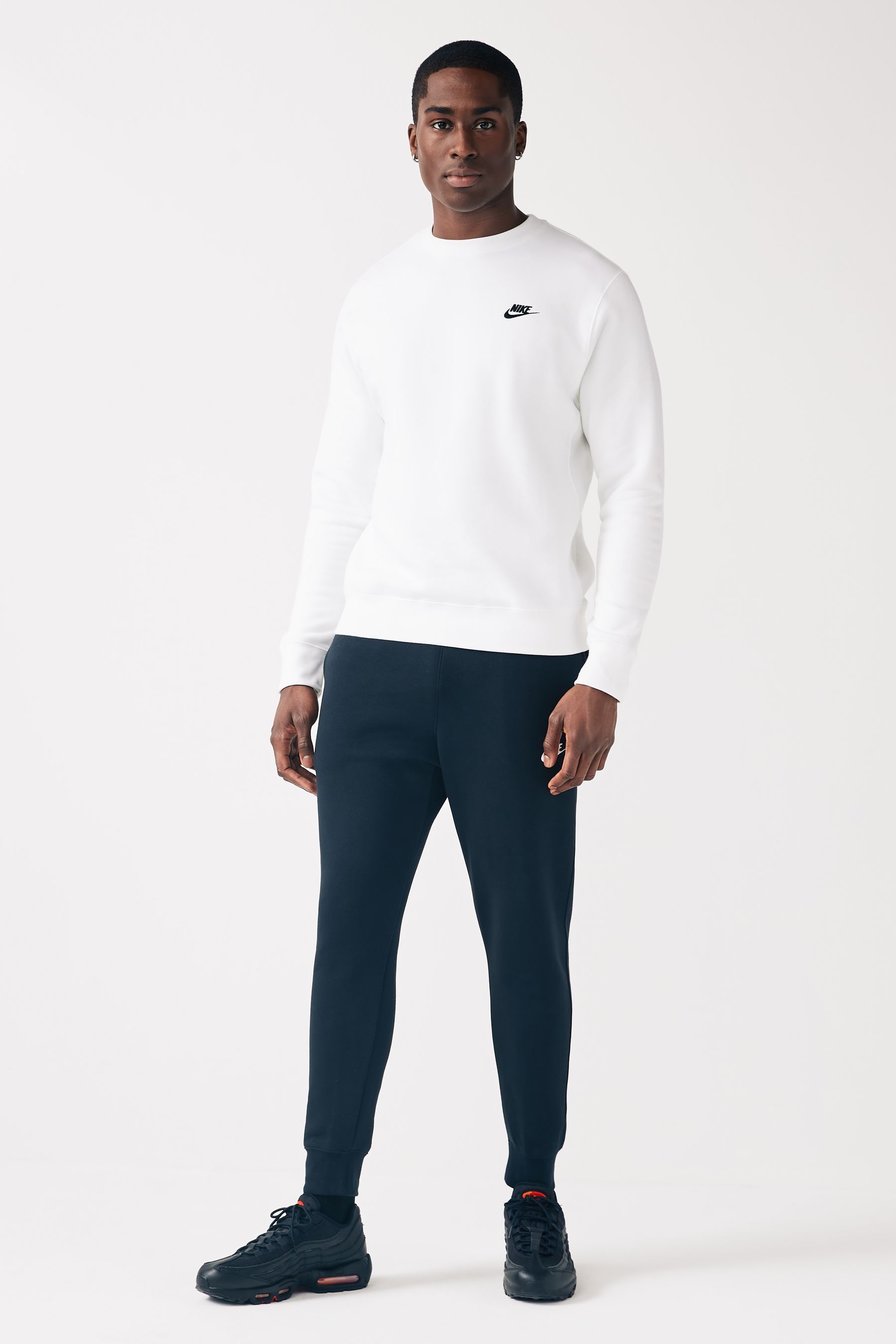 Buy Nike White Club Crew Sweatshirt from the Next UK online shop