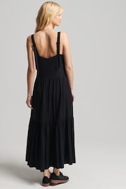 Superdry Studios Black Woven Maxi Dress - Image 2 of 6