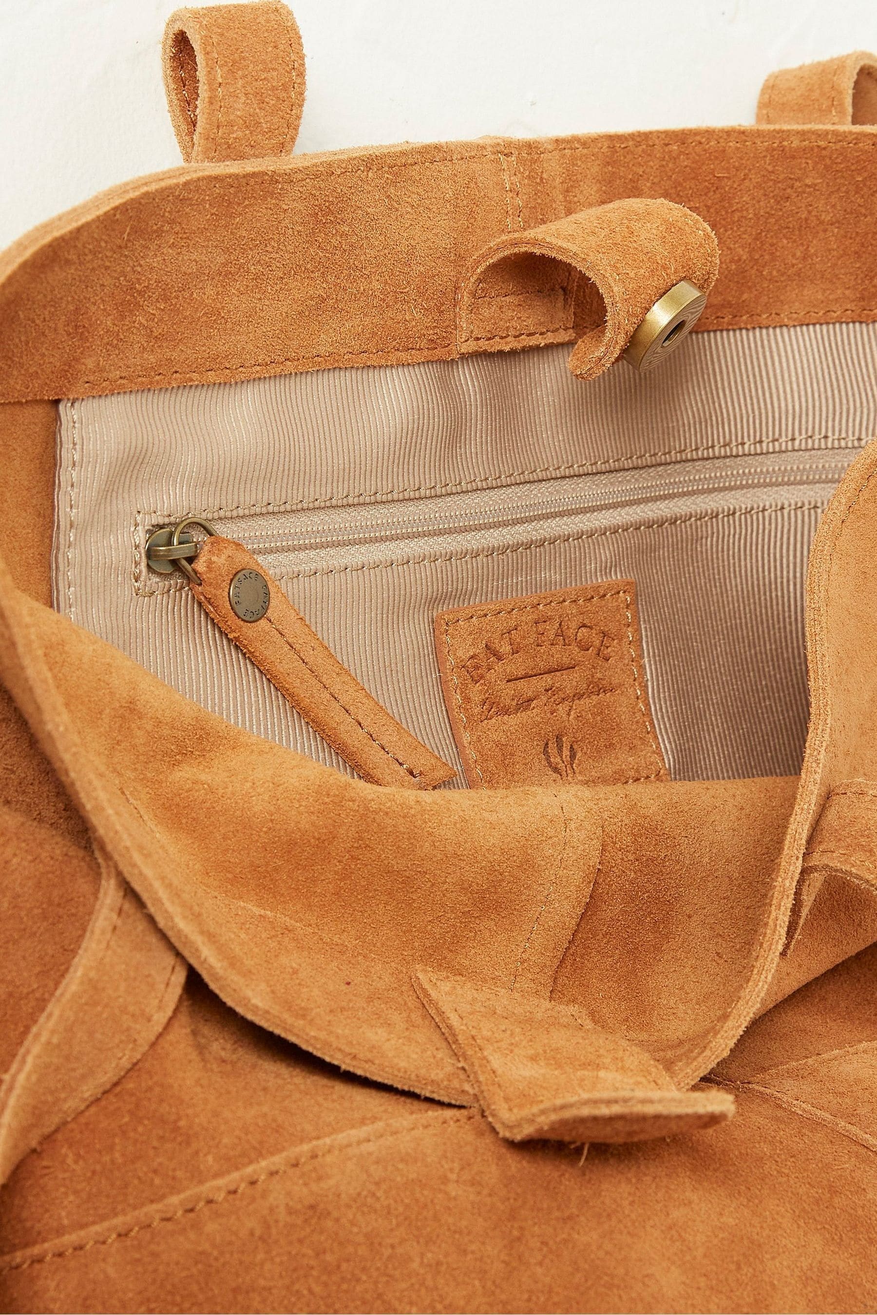Buy FatFace Brown Sienna Suede Tote Bag from Next Luxembourg