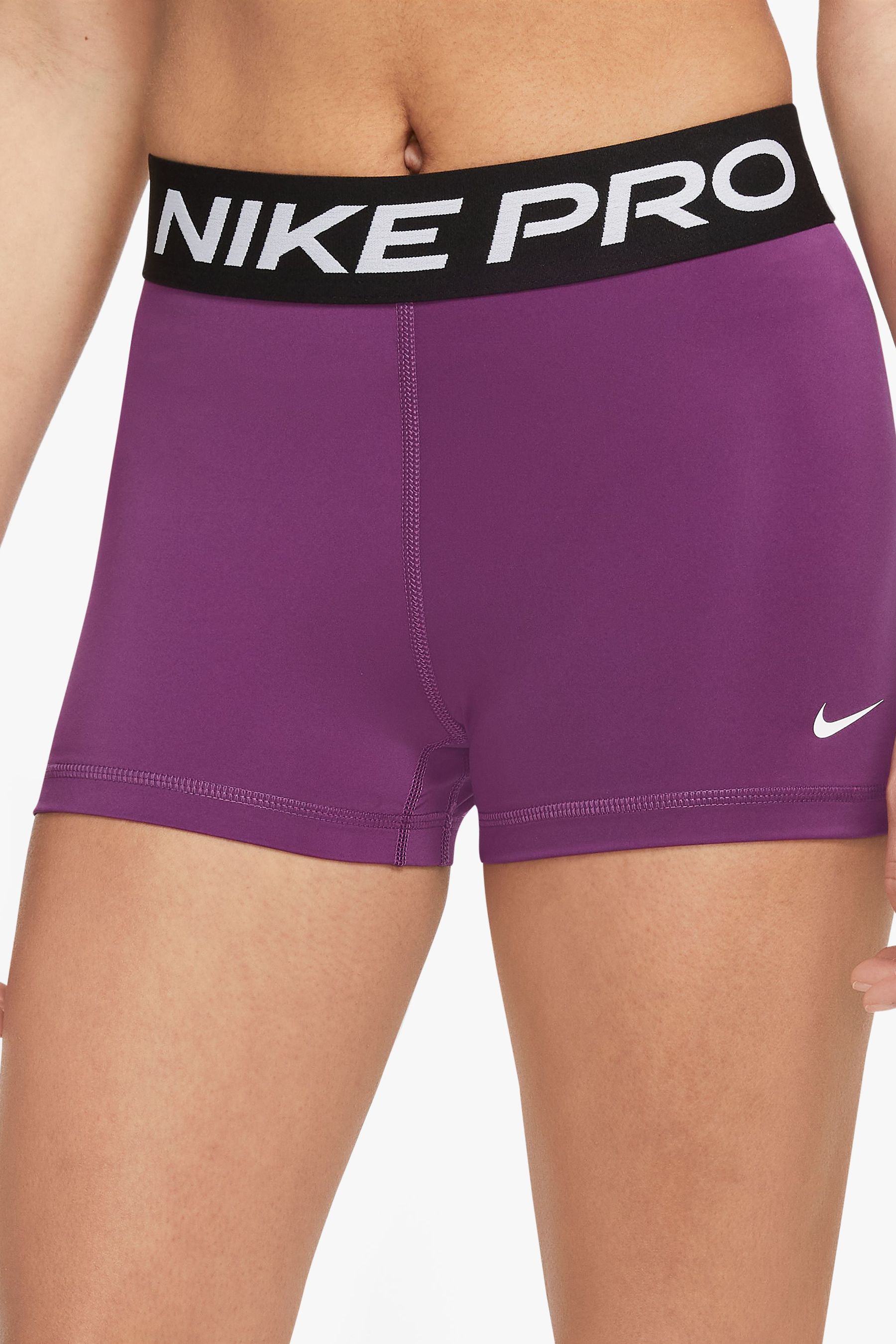 Nike pro shorts purple discount