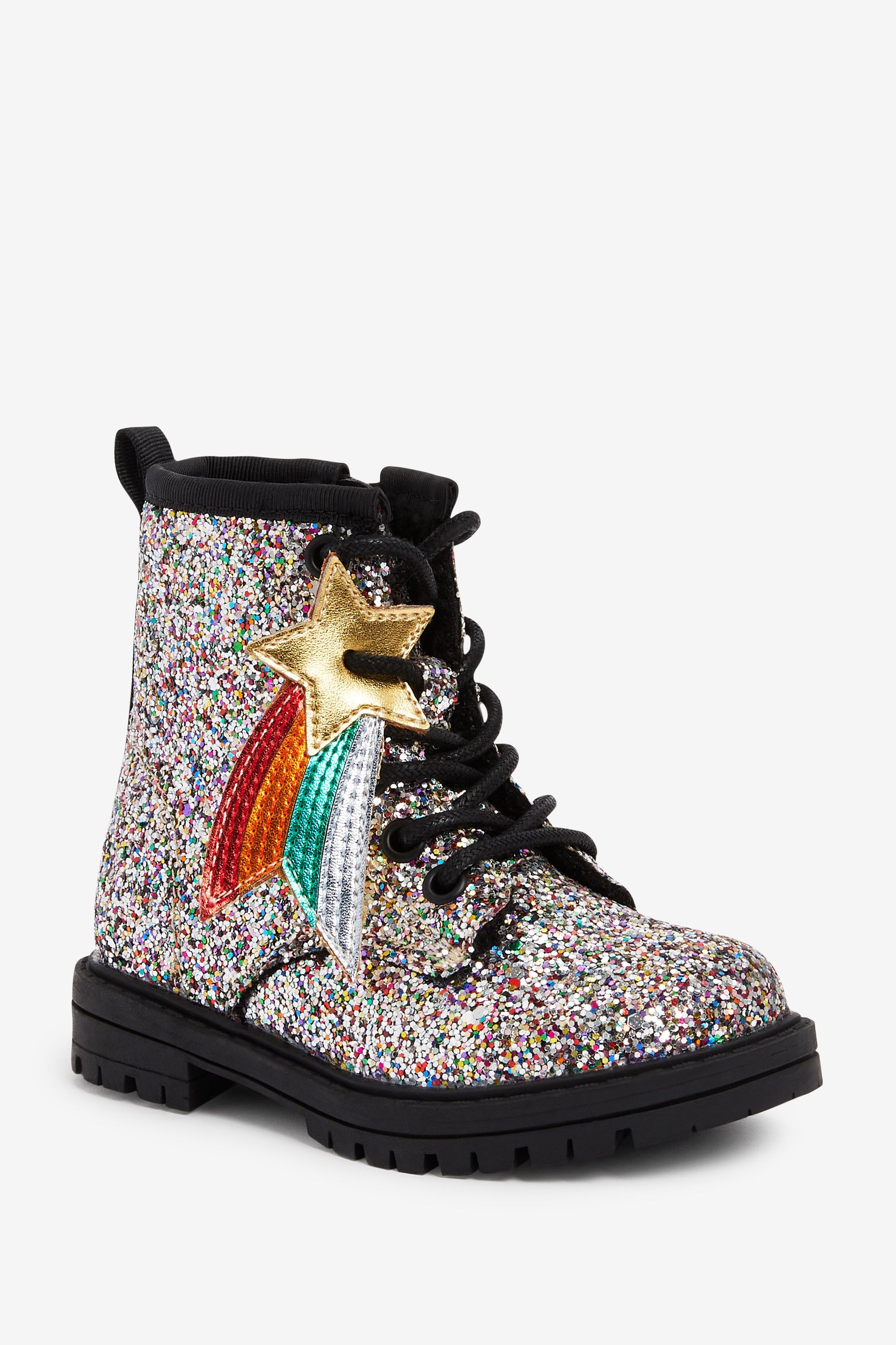 Rainbow sequin boots shop