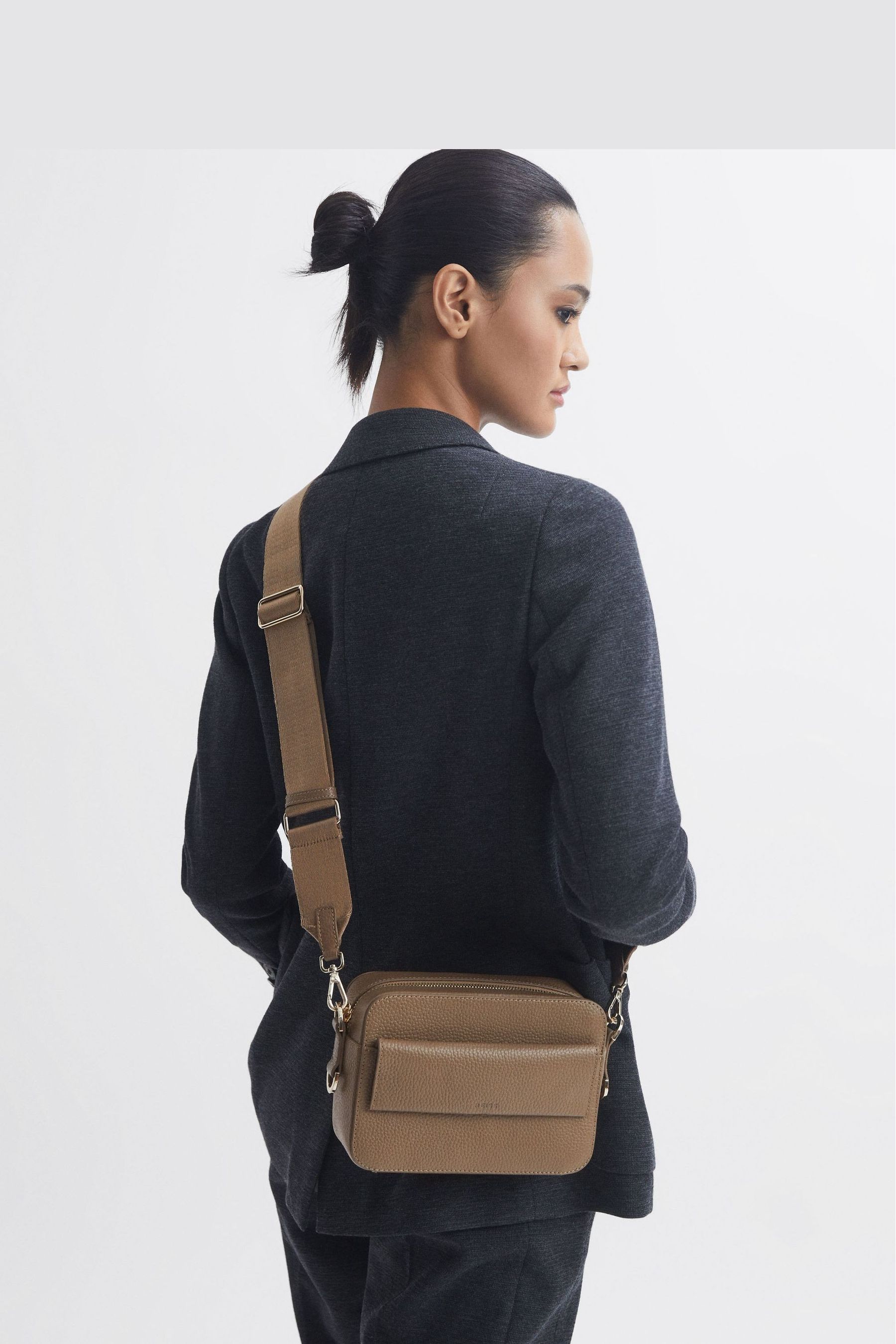 Taupe camera bag clearance