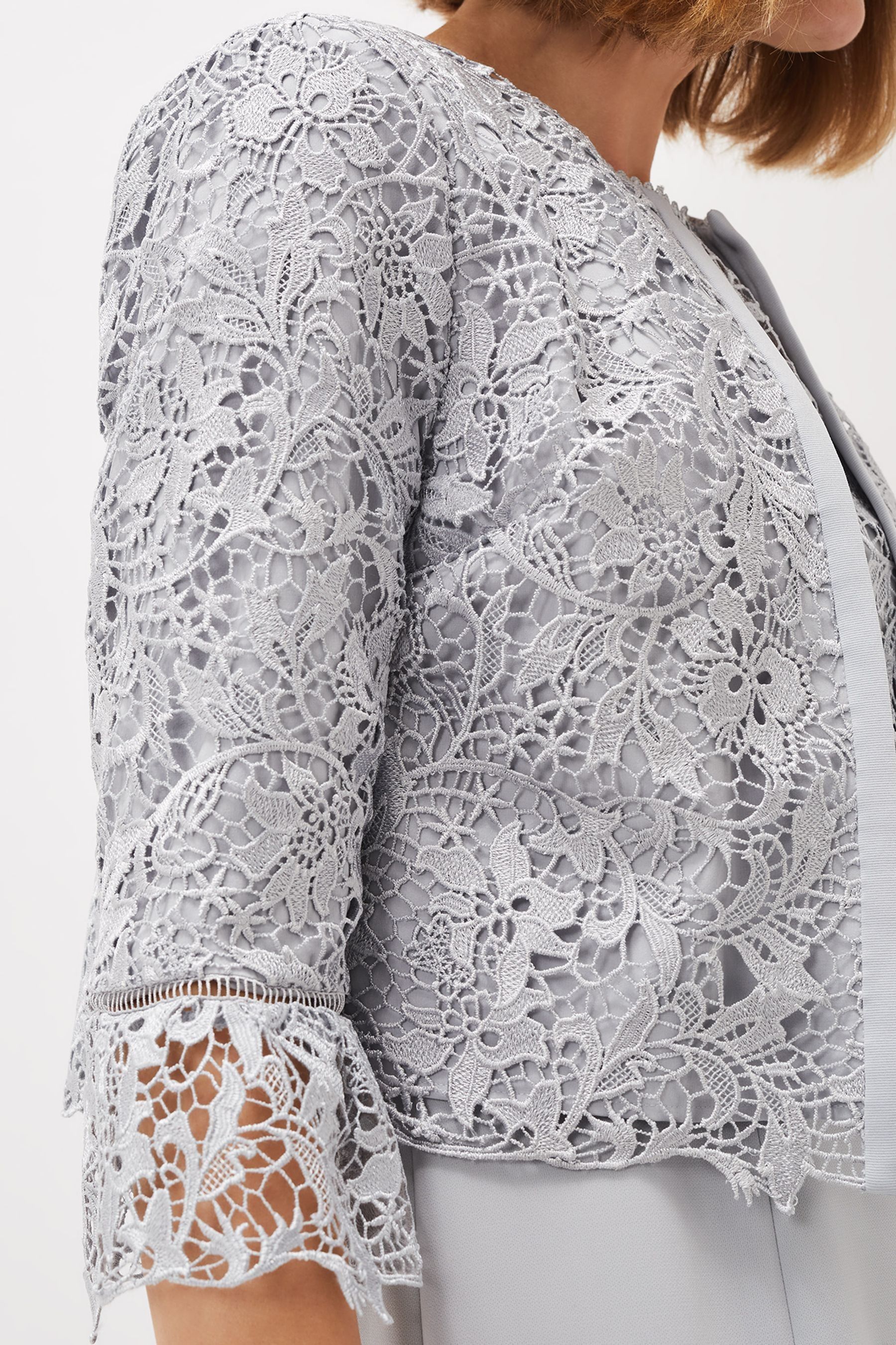Grey lace jacket 2025