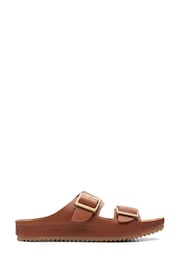 Clarks Natural Leather Brookleigh Sun Sandals - Image 1 of 7