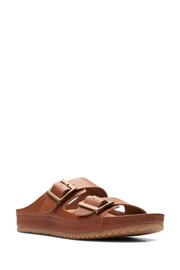 Clarks Natural Leather Brookleigh Sun Sandals - Image 3 of 7