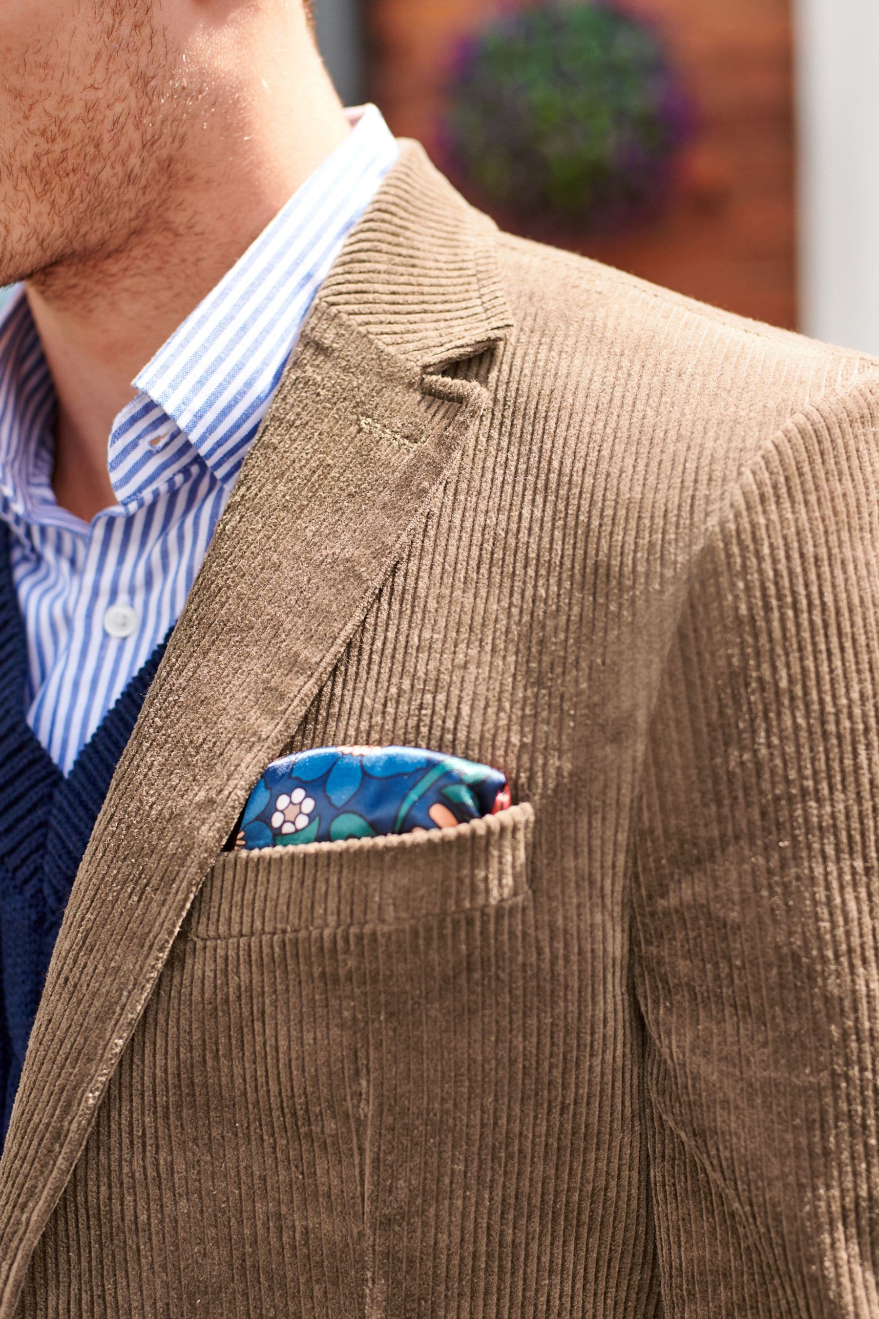 Buy Brown Slim Fit Corduroy Formal Jacket from Next Luxembourg