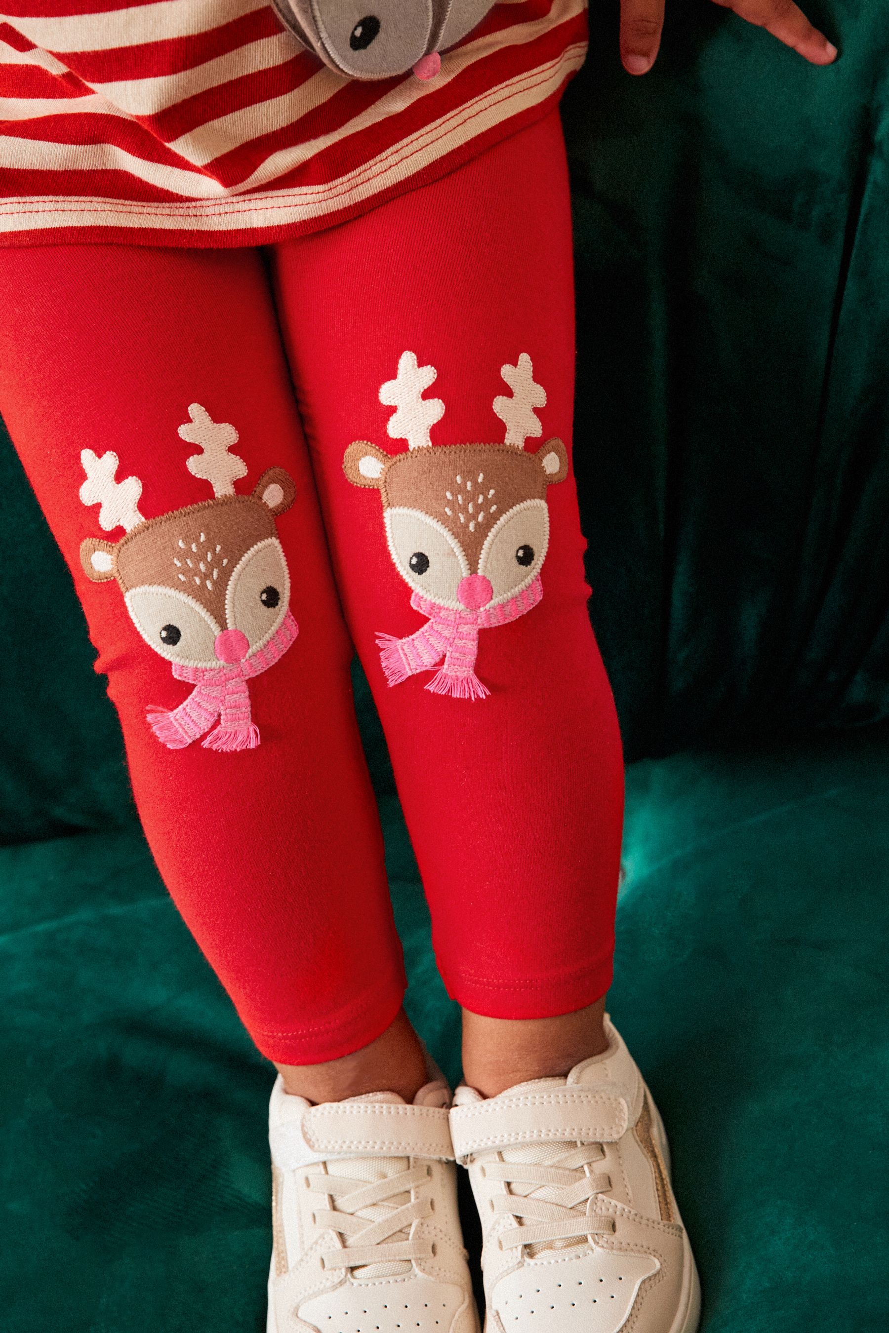 Next red leggings online