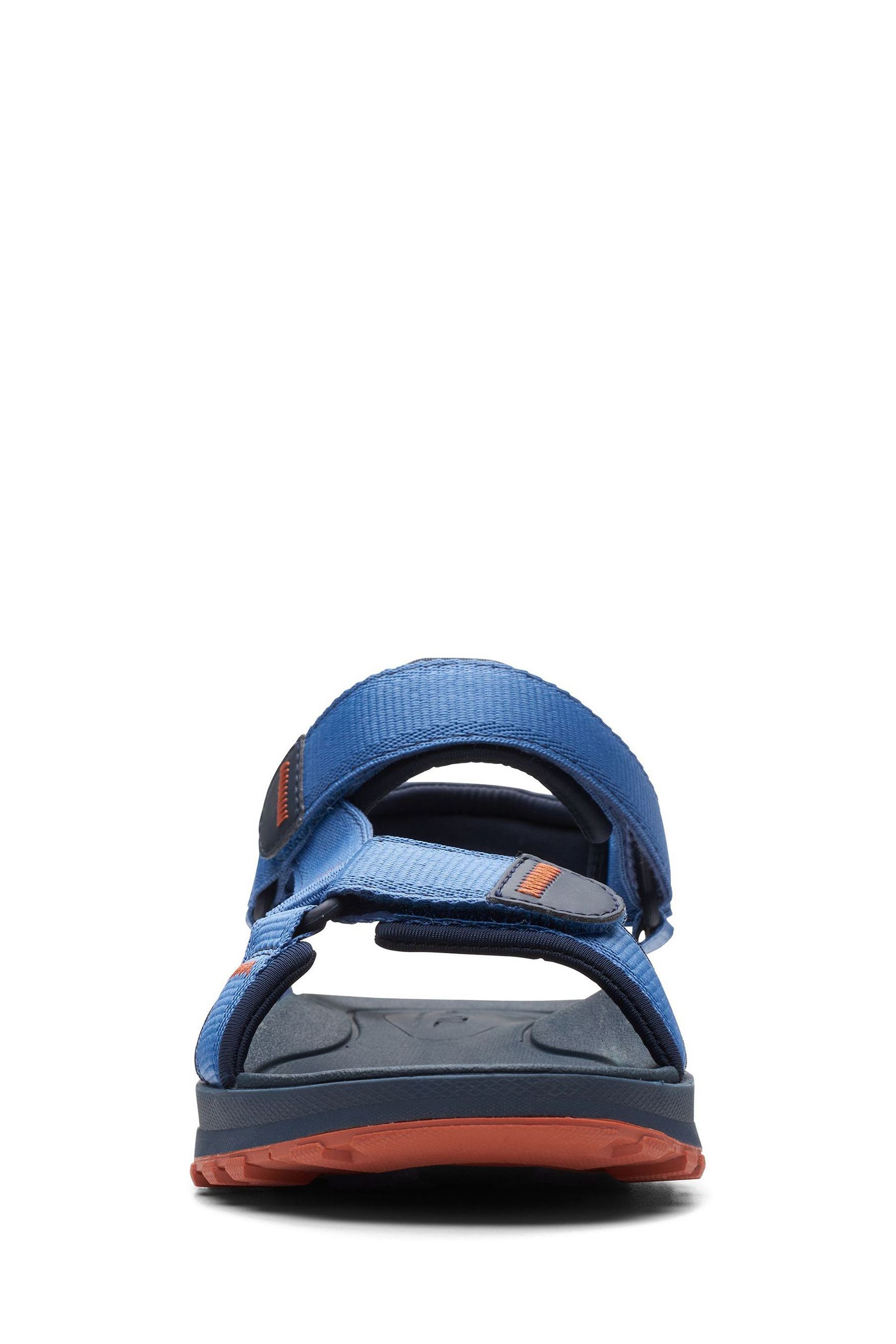 Clarks sandals navy blue shop