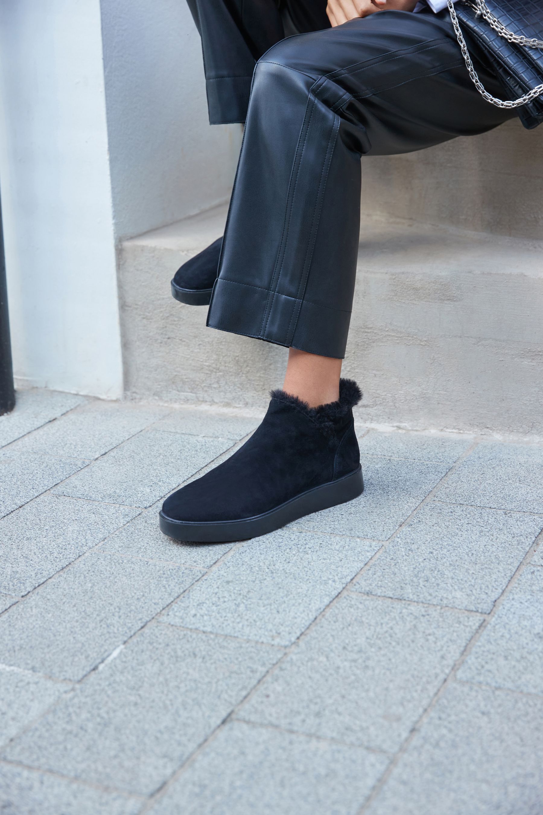 Faux fur trainers shop