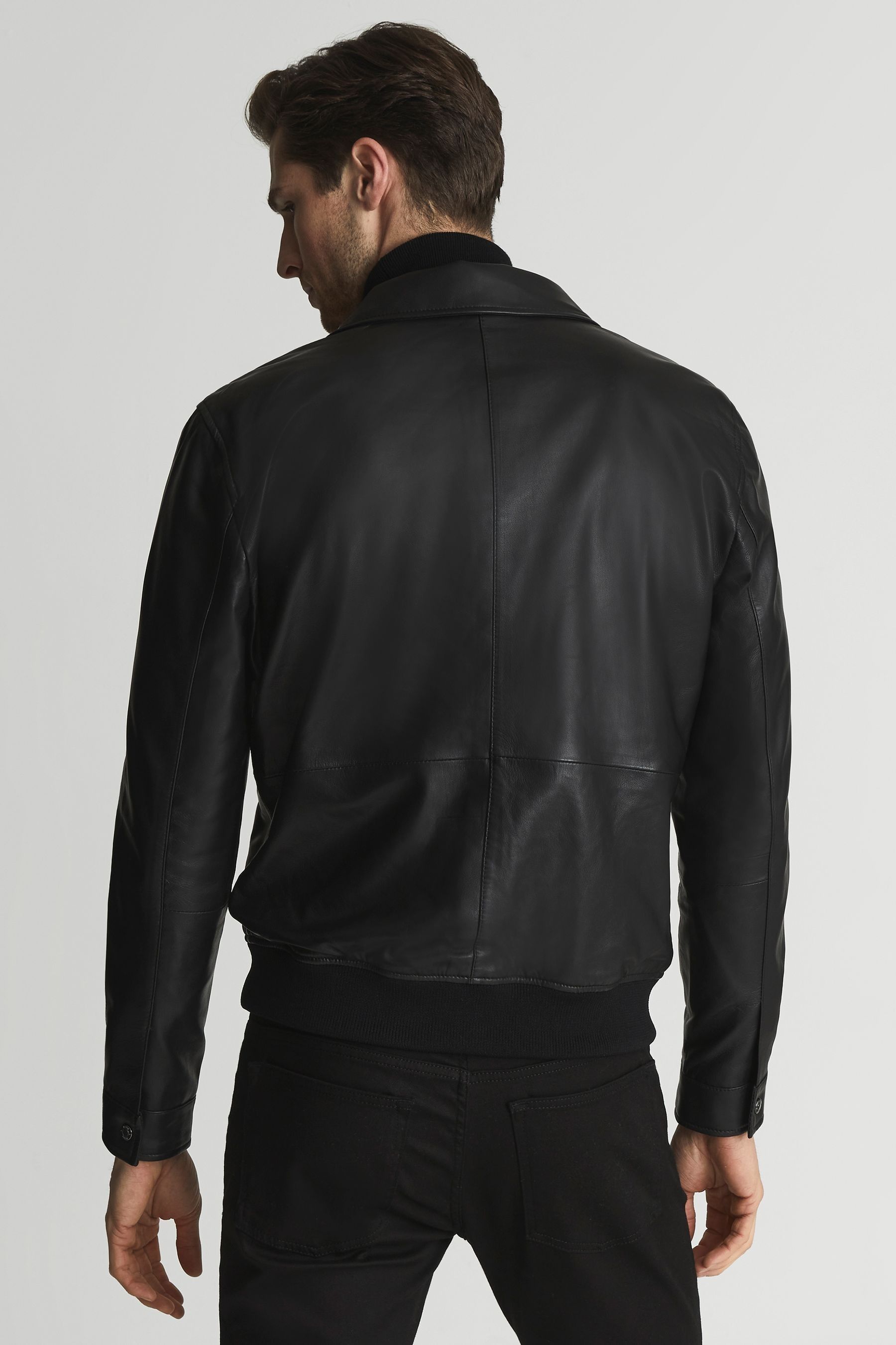 Reiss palace leather jacket hot sale
