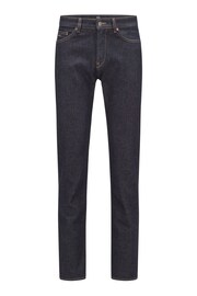 BOSS Dark Wash Maine Straight Fit Stretch Denim Jeans - Image 5 of 5