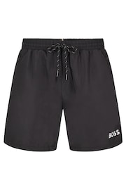 BOSS Black Starfish Swim Shorts - Image 4 of 4