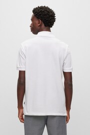 BOSS White Pallas Polo Shirt - Image 2 of 5