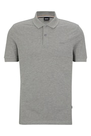 BOSS Grey Pallas Polo Shirt - Image 5 of 5