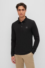 BOSS Black Chrome Passerby Polo Shirt - Image 1 of 4