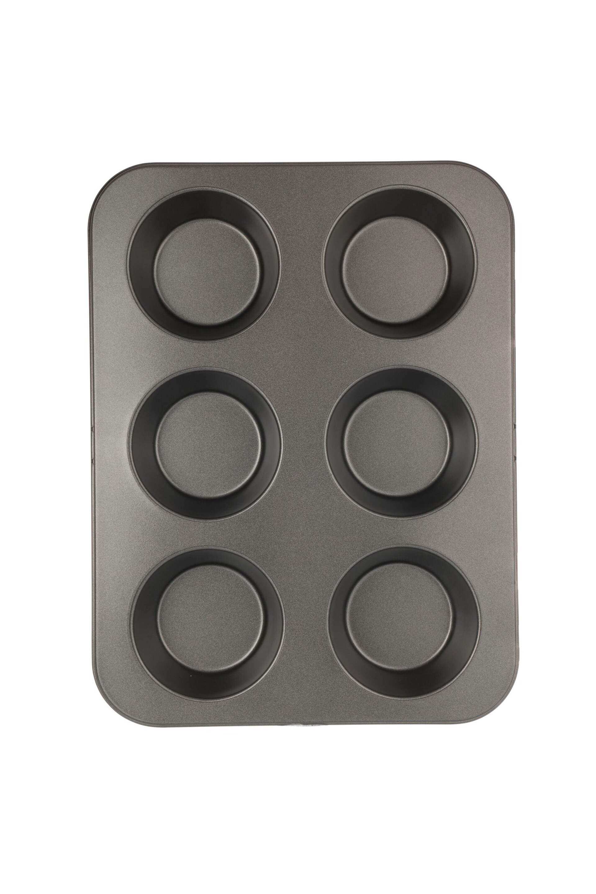 Luxe Grey 6 Cup Jumbo Muffin Pan - Image 2 of 3