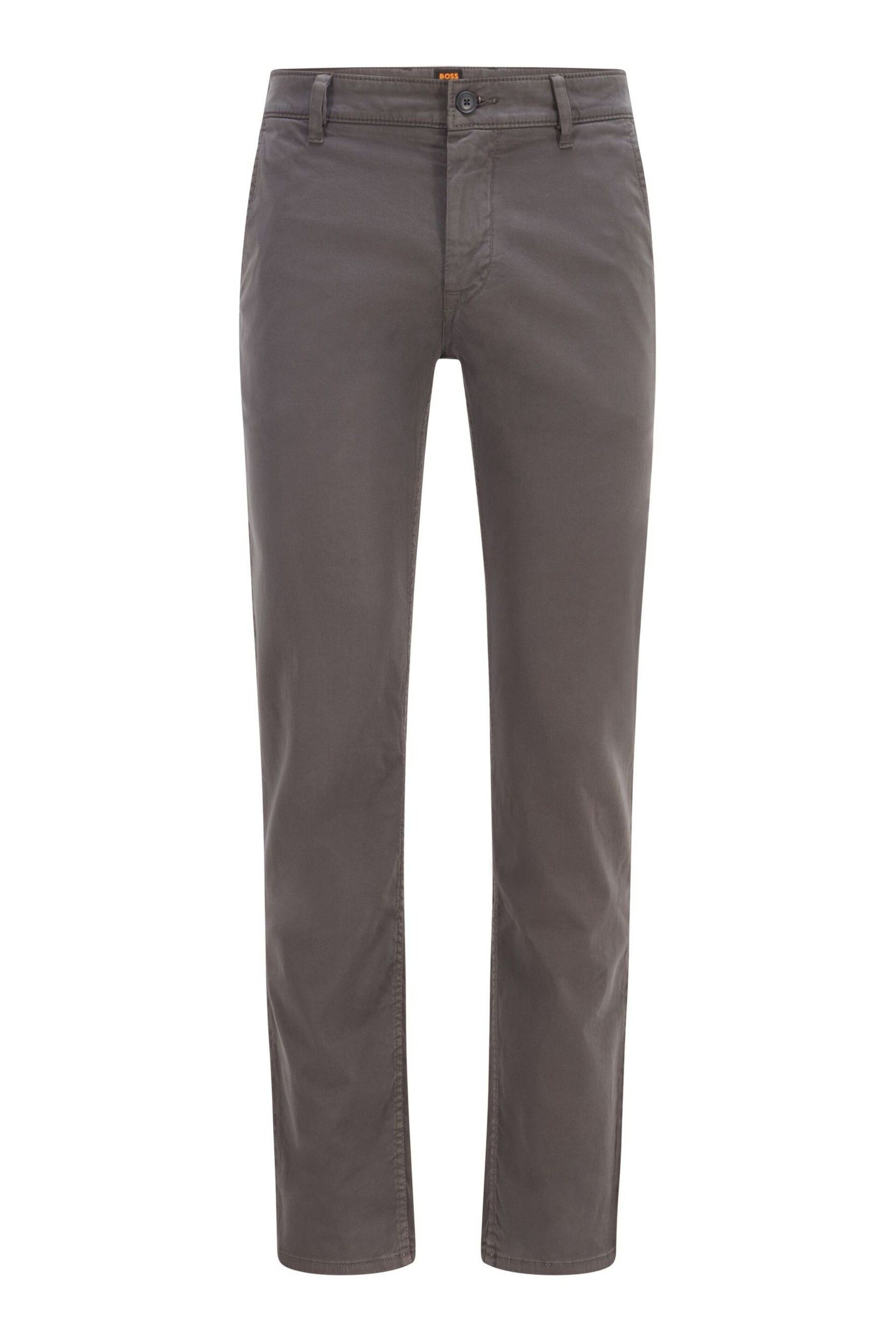 BOSS Charcoal Grey Schino Slim Fit Chinos - Image 5 of 5