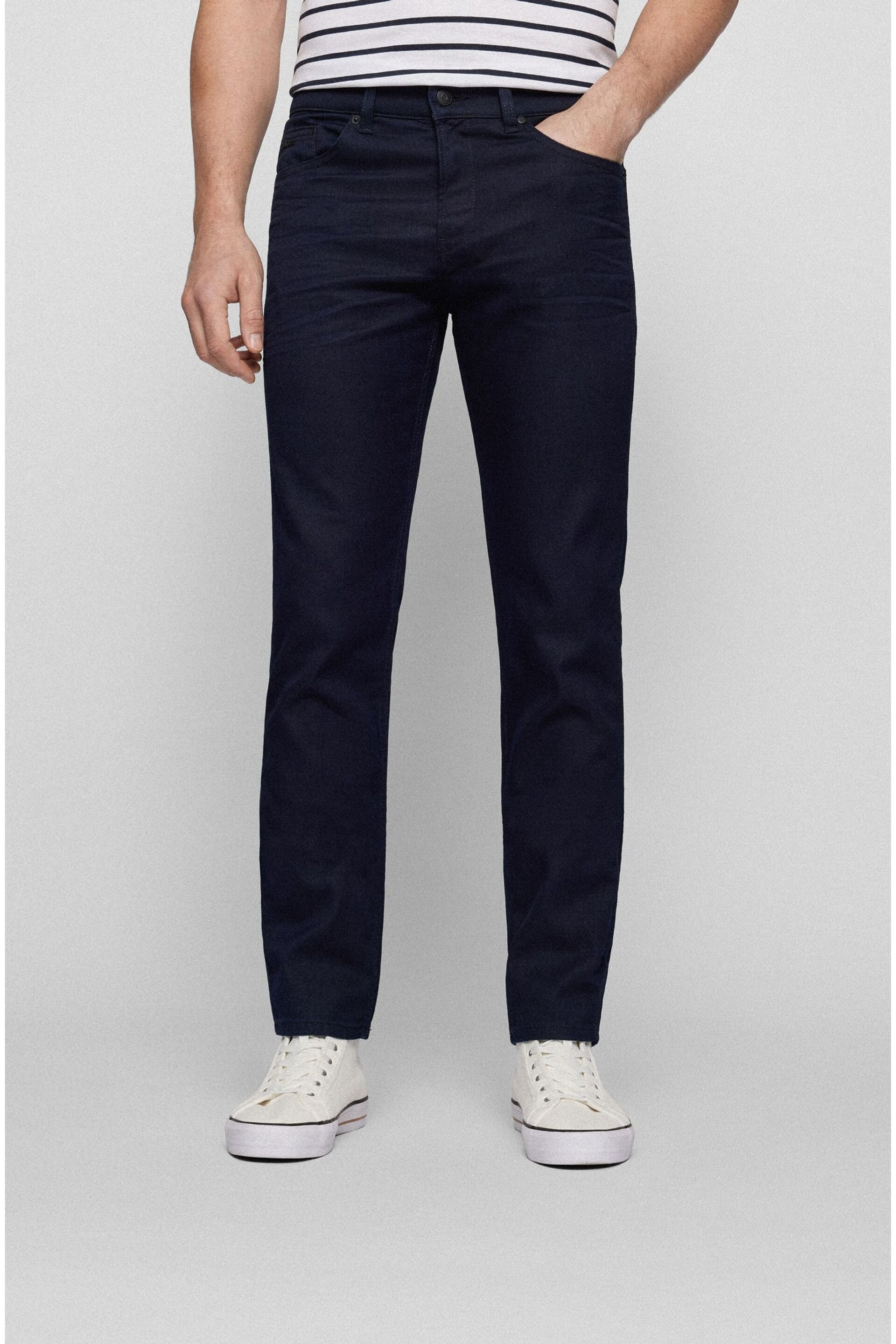 BOSS Blue Delaware Slim Fit Stretch Jeans - Image 2 of 5