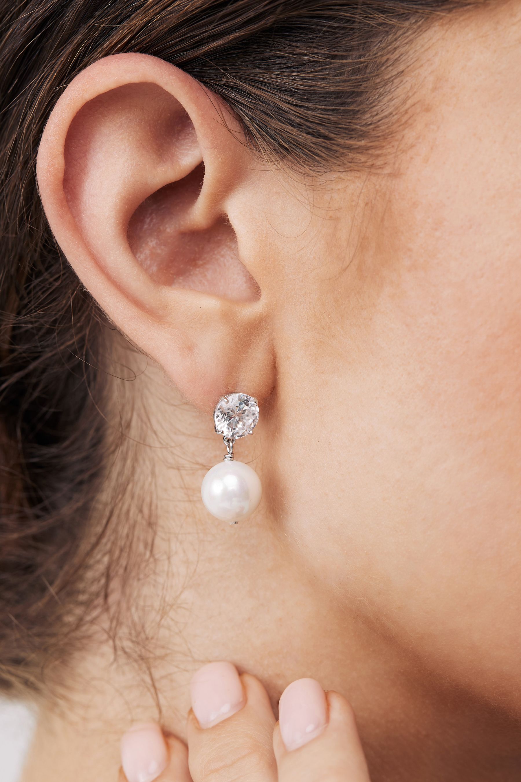 Next pearl earrings outlet