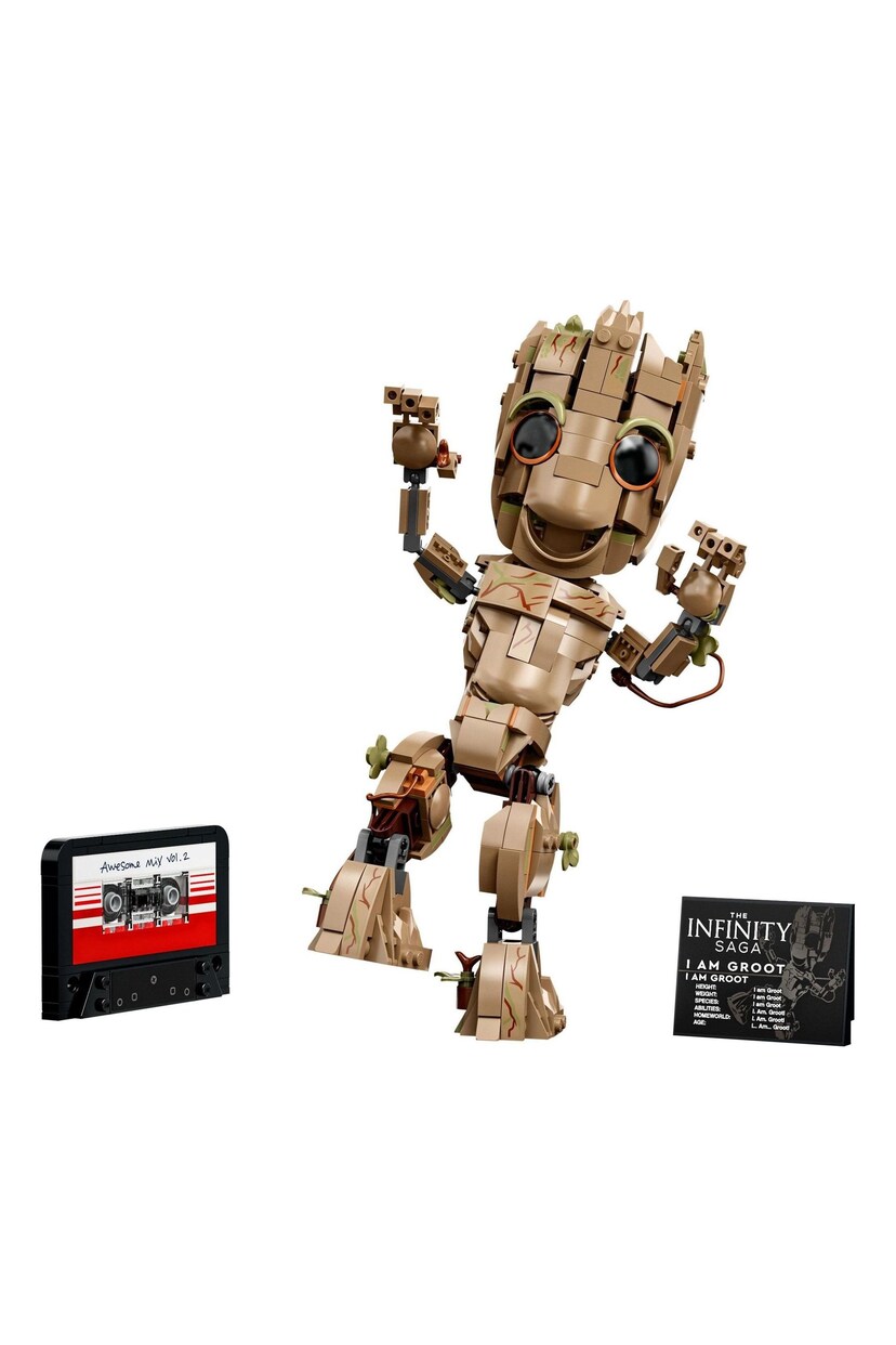 LEGO Marvel I am Groot Set, Baby Groot Buildable Toy 76217 - Image 2 of 8