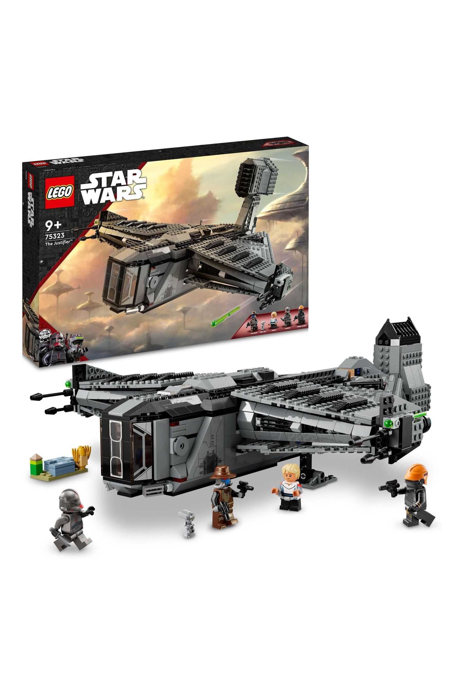 Buy LEGO Star Wars The Justifier Buildable Toy Starship 75323 from Next Luxembourg