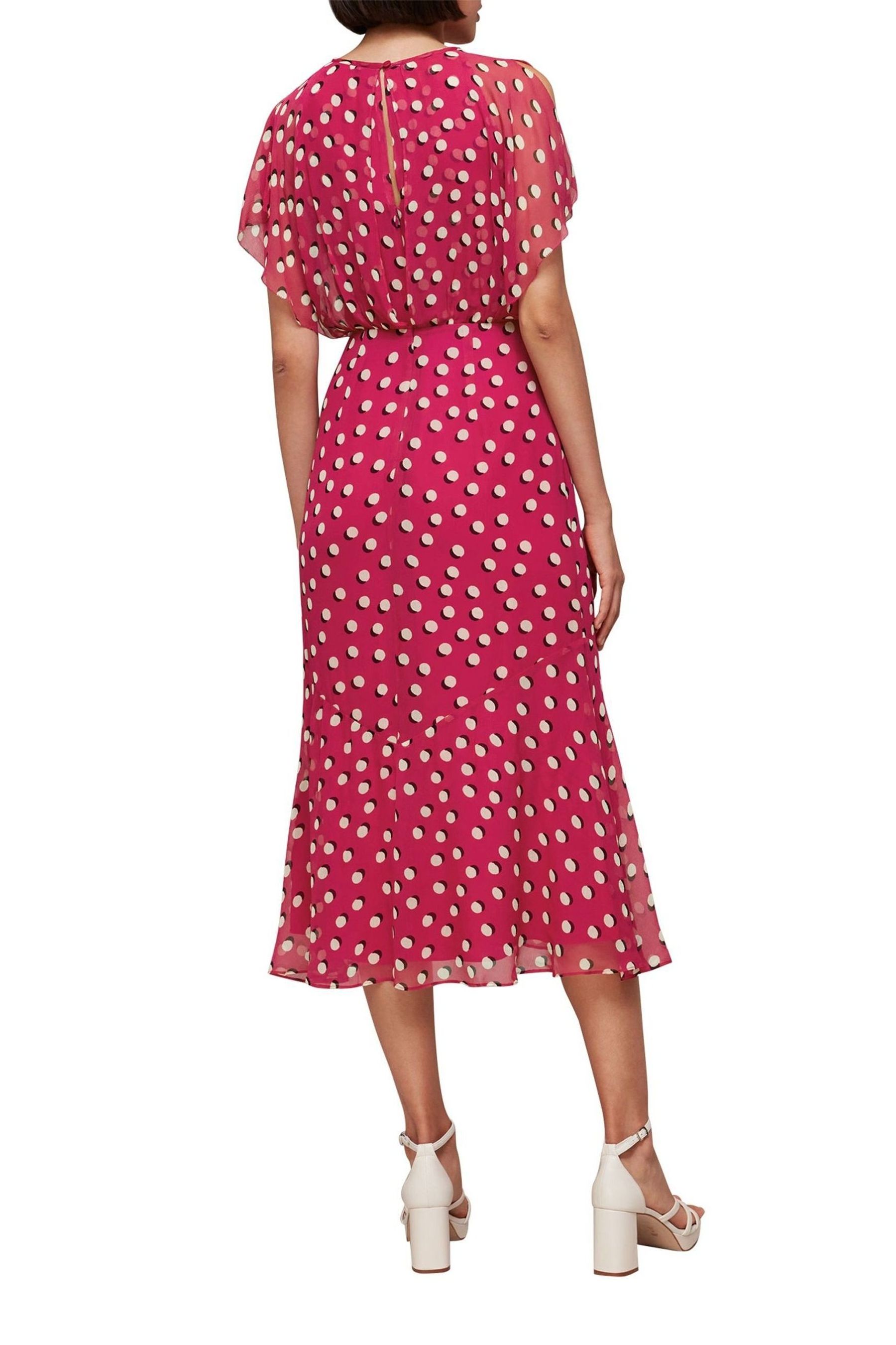 Whistles spot print maxi dress outlet