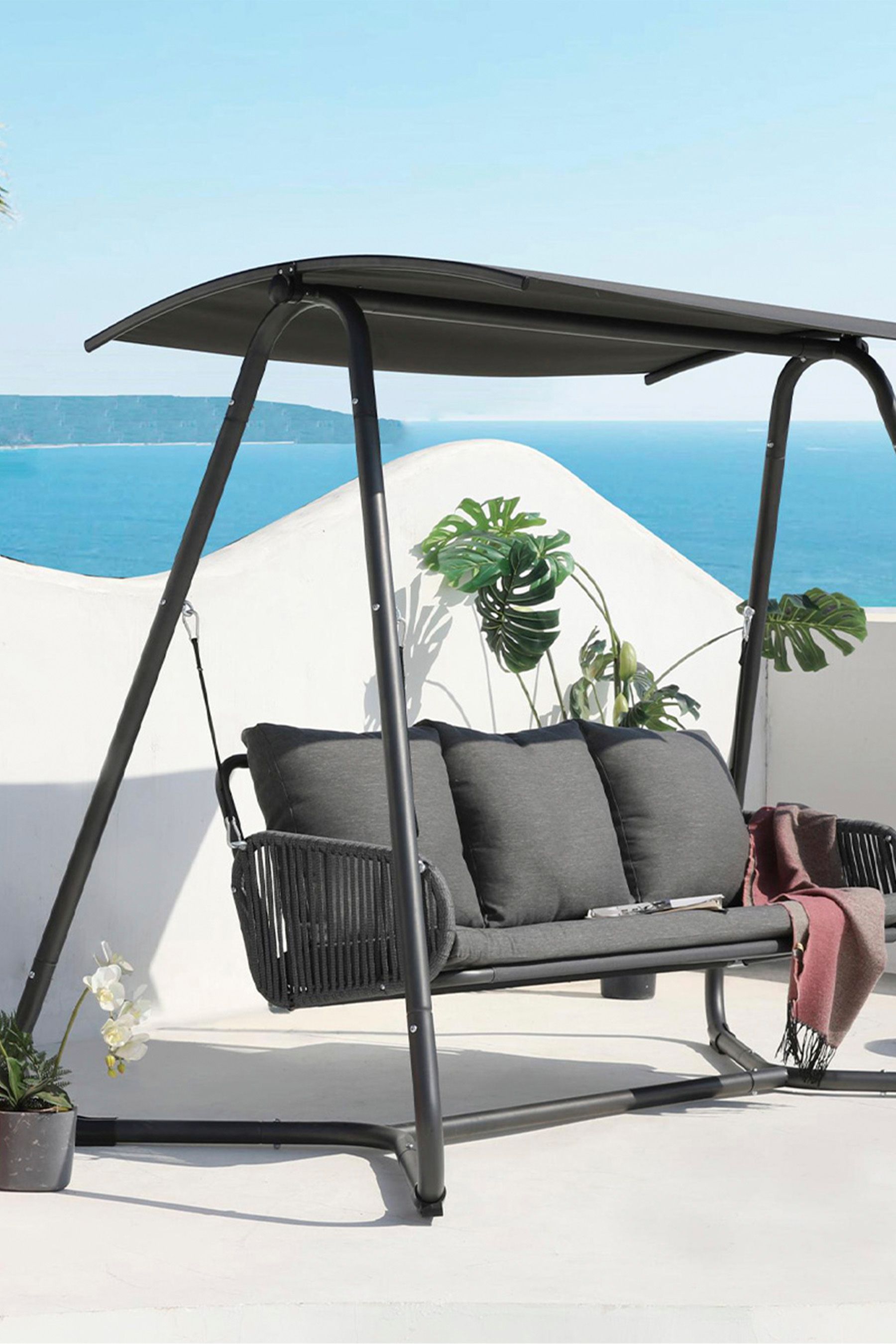 Charles bentley 3 seater garden swing online