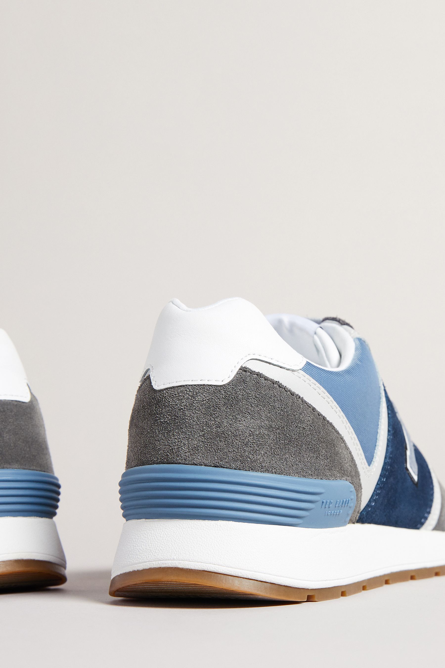Buy Ted Baker Gregory Charcoal Grey Retro T Runner Trainers from Next Luxembourg