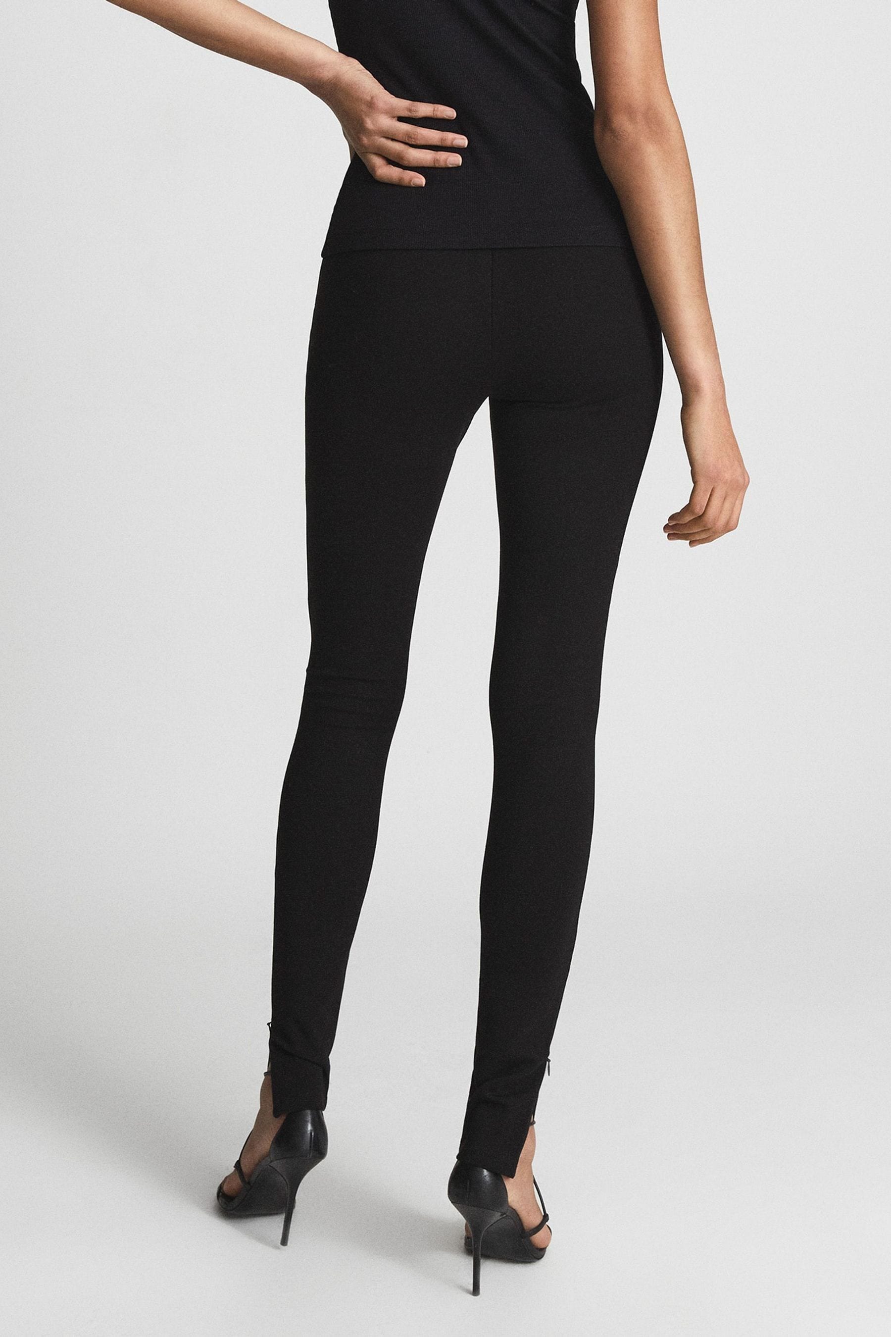 Buy Reiss Black Dana Petite Zip Detail Leggings from Next Germany