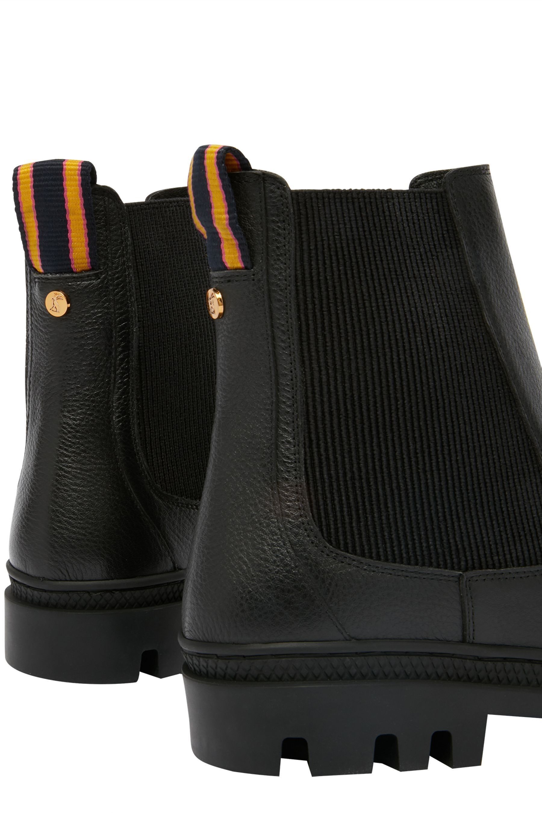 Buy Joules Black Carnaby Chunky Chelsea Boots from Next Luxembourg