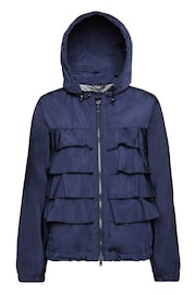 Geox Womens Blue Soleil Bomber Jacket - Image 2 of 6