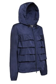 Geox Womens Blue Soleil Bomber Jacket - Image 4 of 6