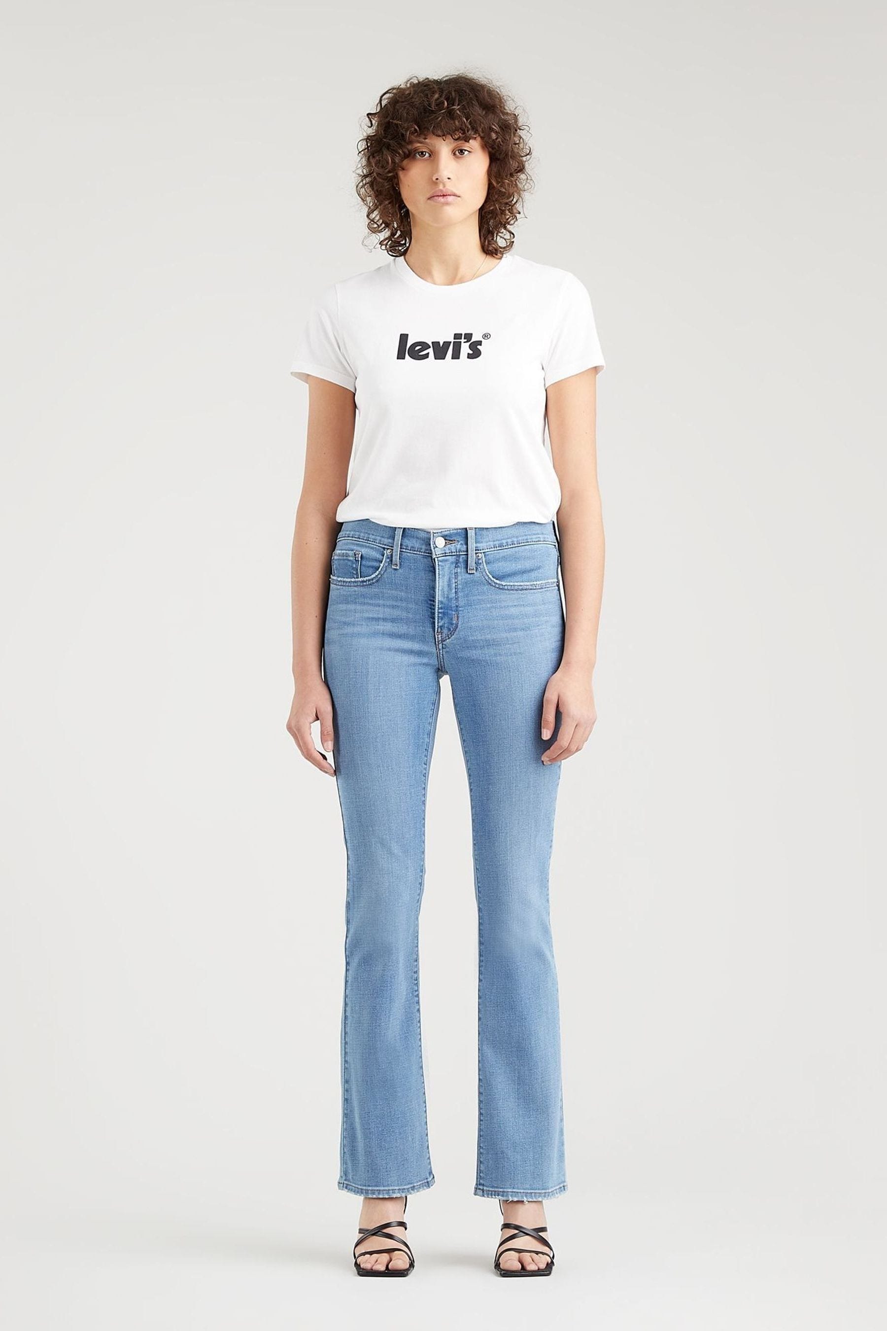 Buy Levi s Mid Blue 315 Shaping Bootcut Jeans from Next Luxembourg