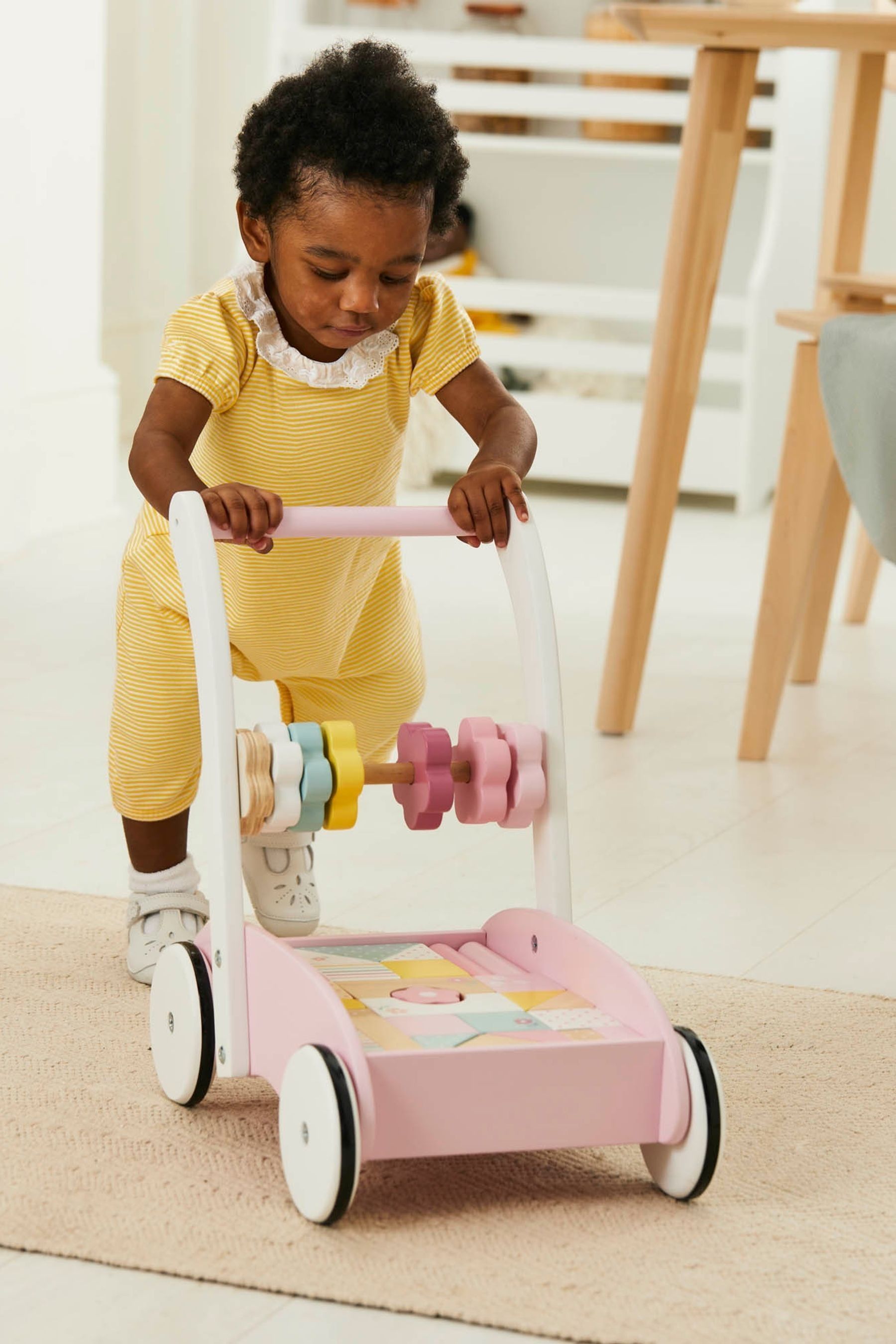 JoJo Maman Bebe Pink Baby Walker