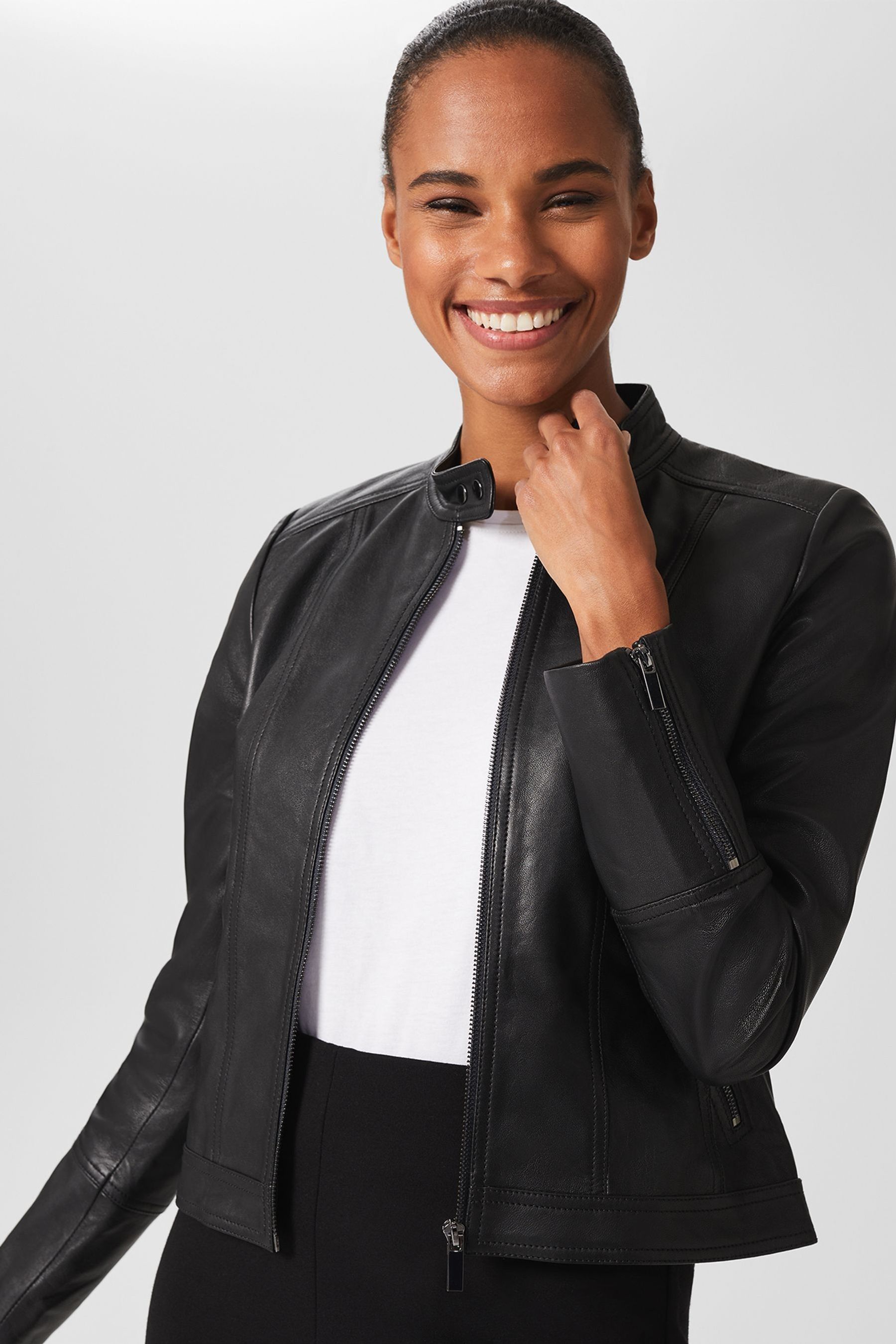 Hobbs black jacket cheap
