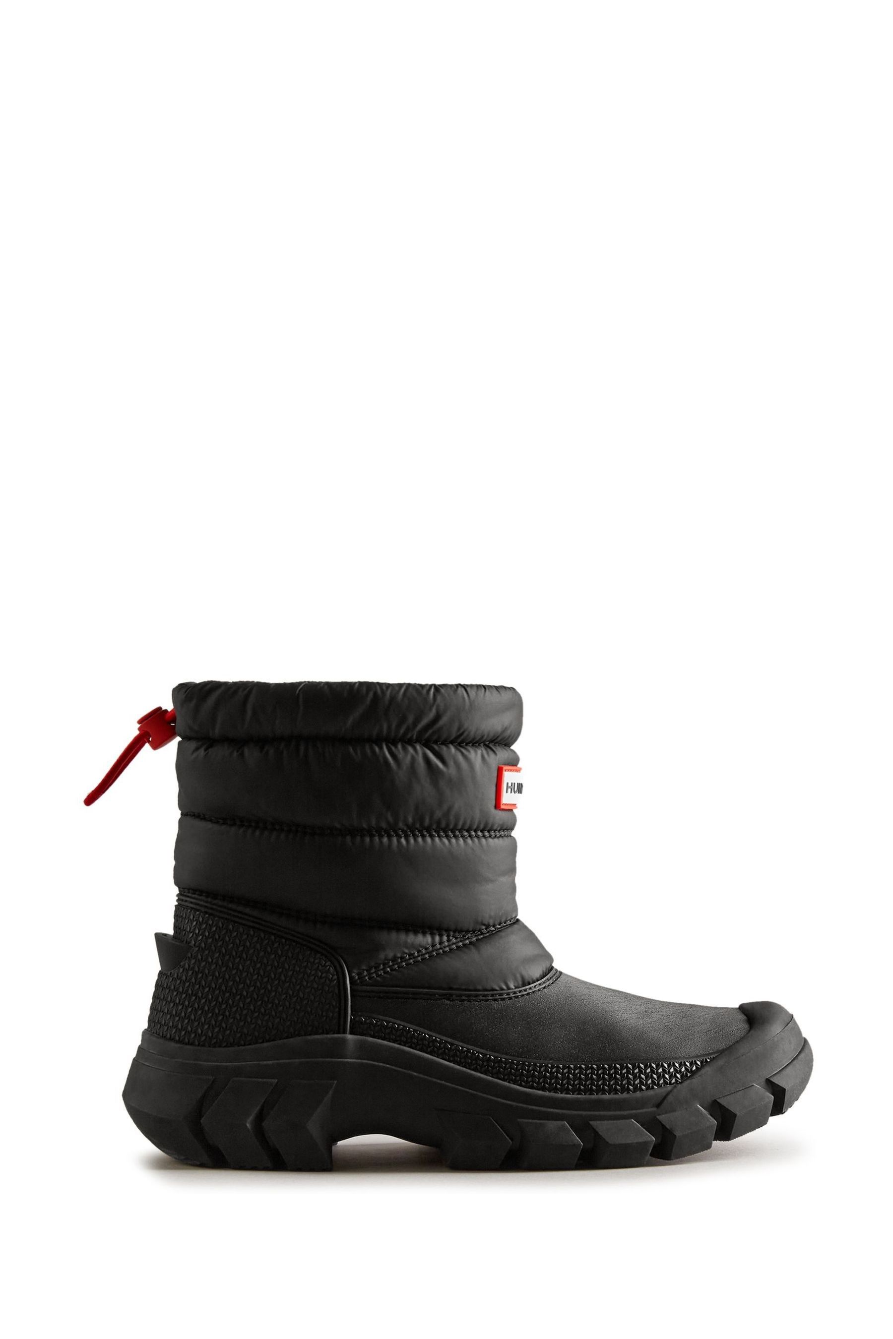 Hunter quilted boots black cheap