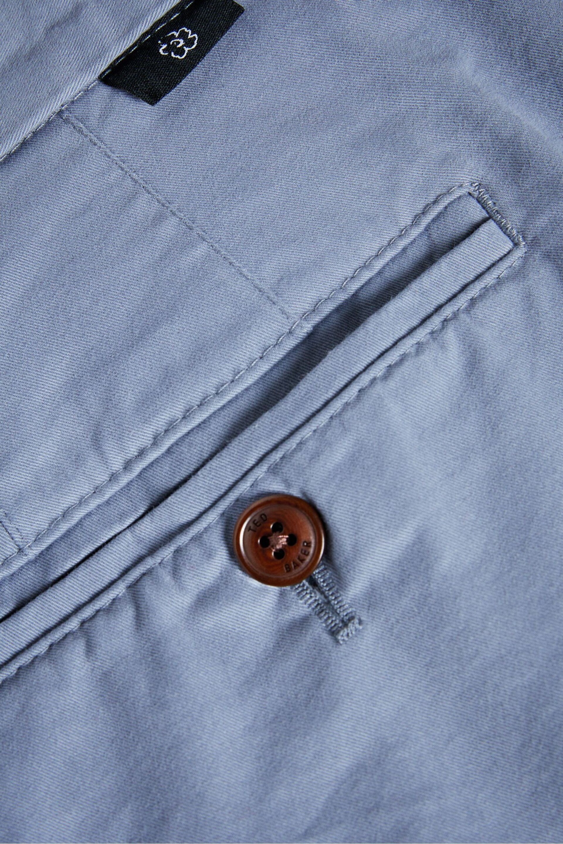 Ted Baker Mid Blue Ashfrd Chino Shorts - Image 4 of 4