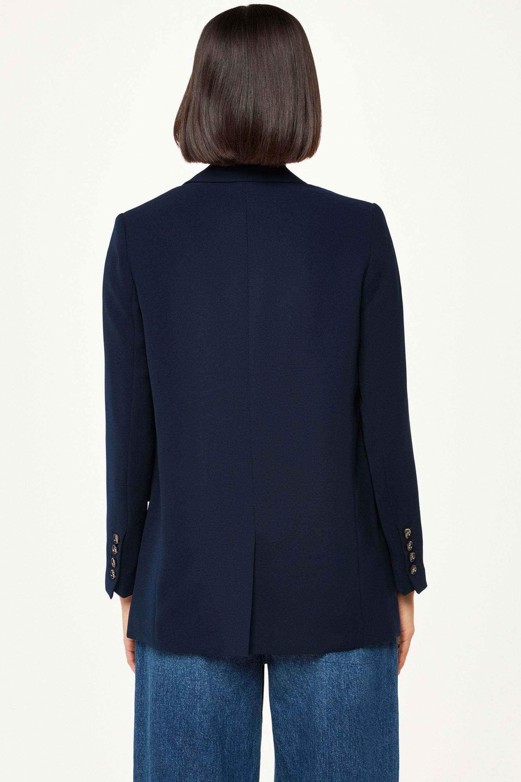 Navy blue boyfriend blazer shop