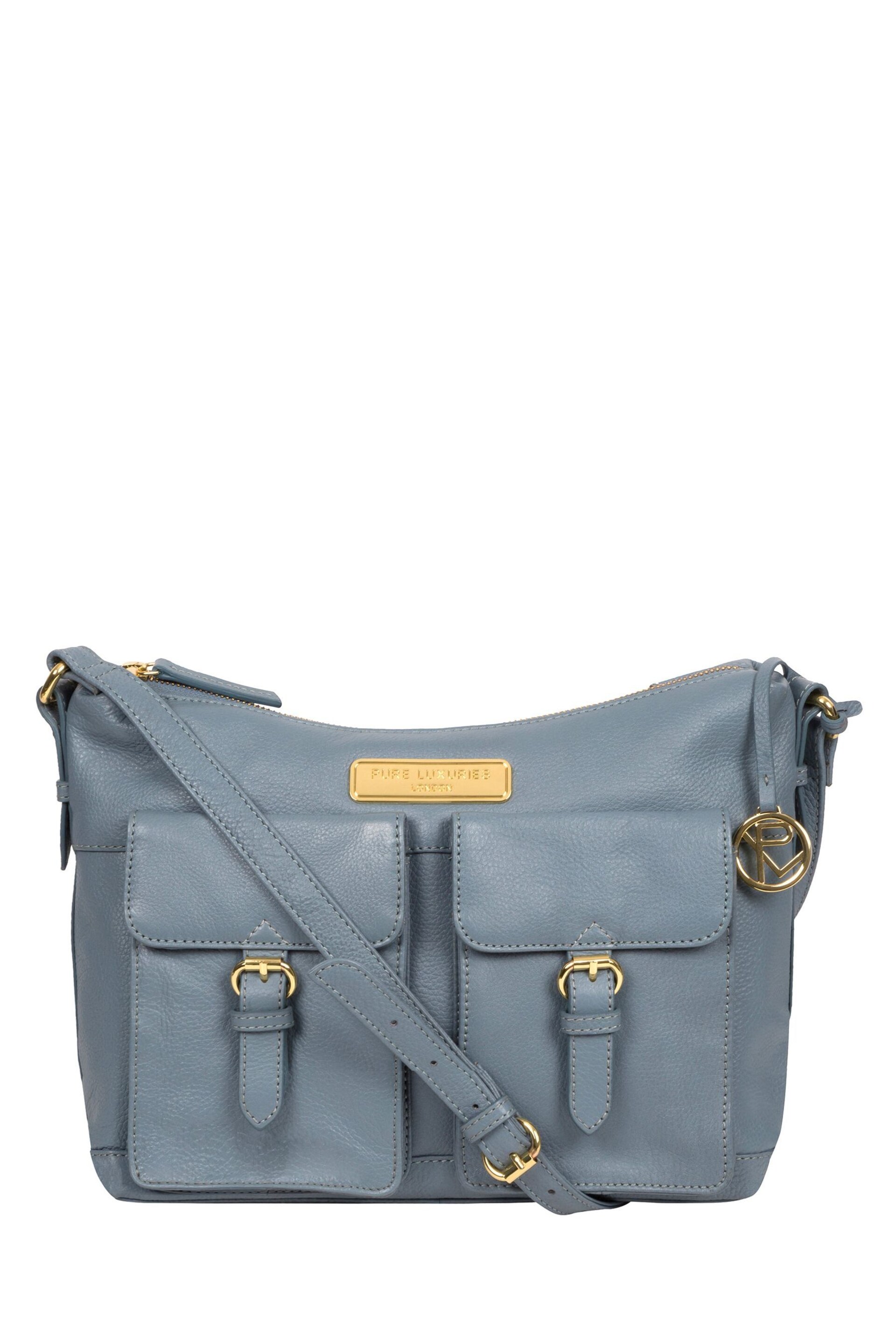 Pure Luxuries London Jenna Leather Shoulder Bag - Image 1 of 6