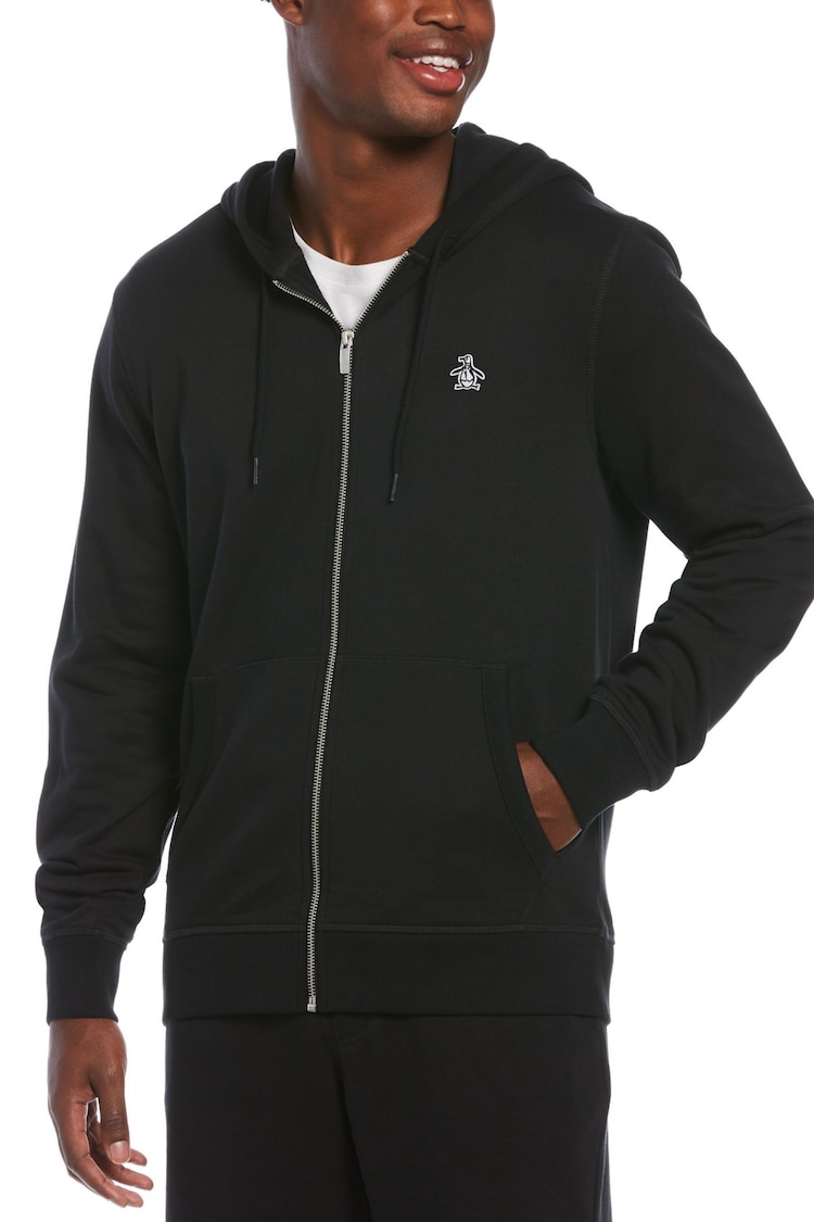 Original Penguin Sticker Pete Zip Hoodie - Image 1 of 4