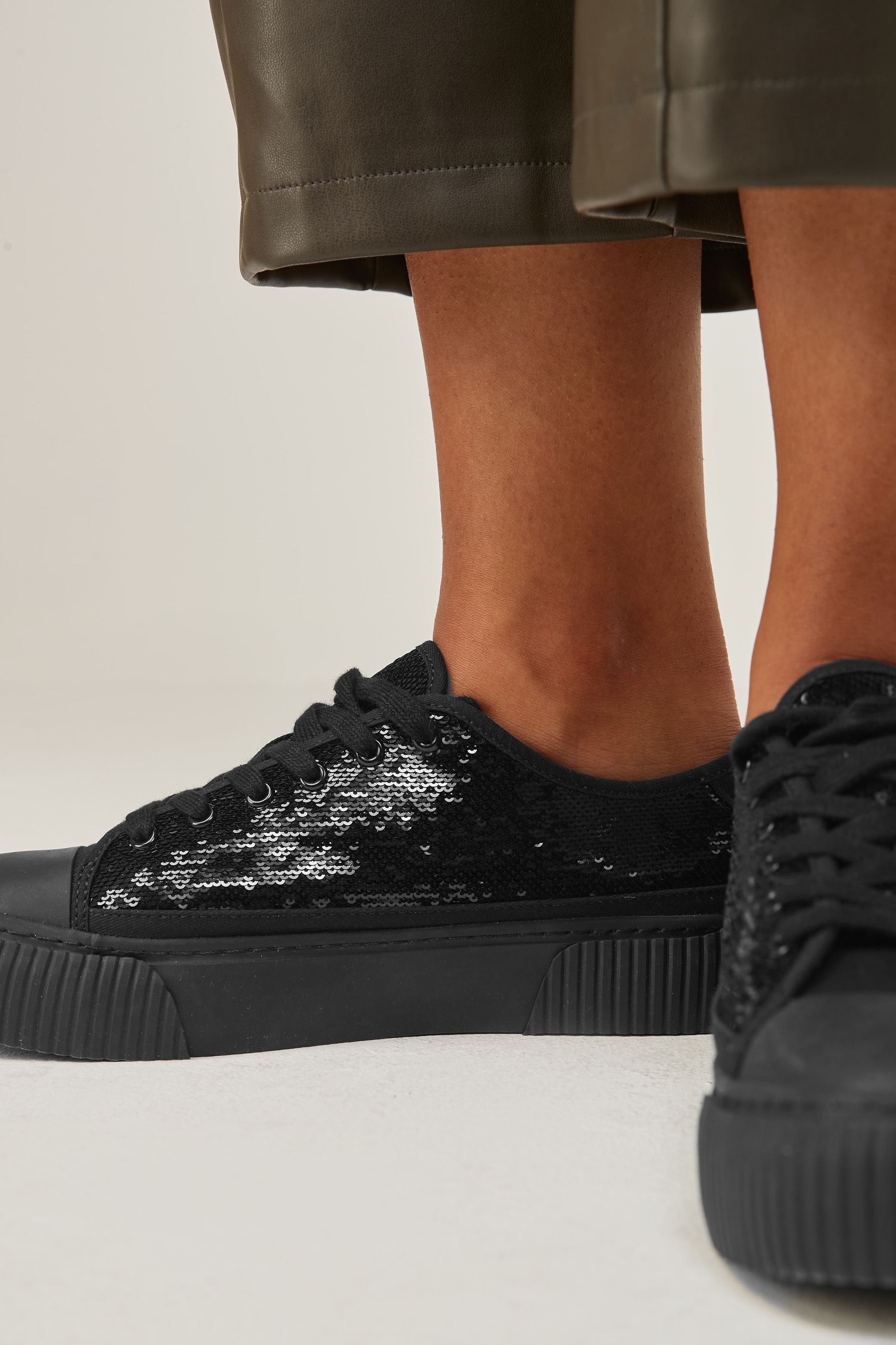 Sequin chunky trainers on sale