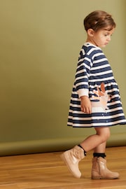 Striped Character Sweat Dress (3mths-7yrs) - Image 4 of 8