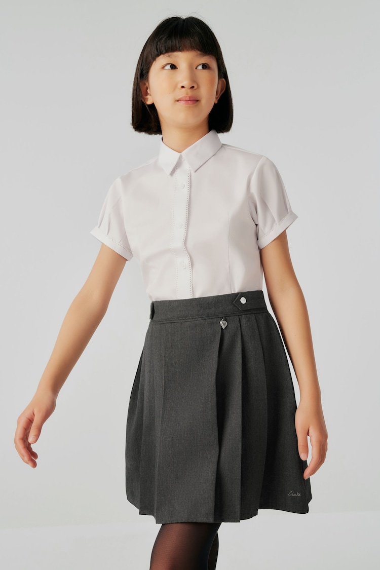 Clarks Grey Clarks Pleated Skirt - Image 1 of 10