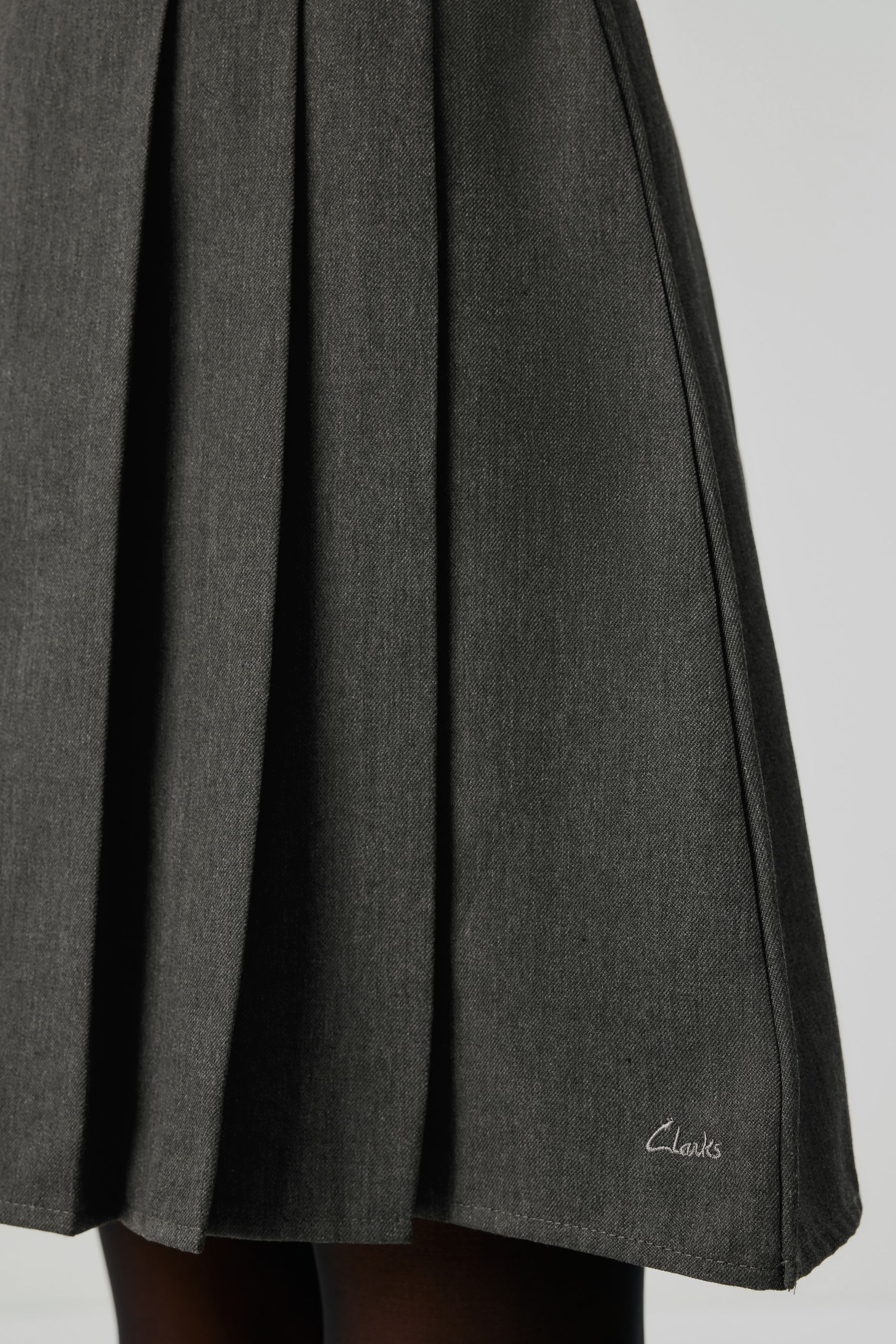 Buy Clarks Grey Clarks Pleated Skirt from the Next UK online shop