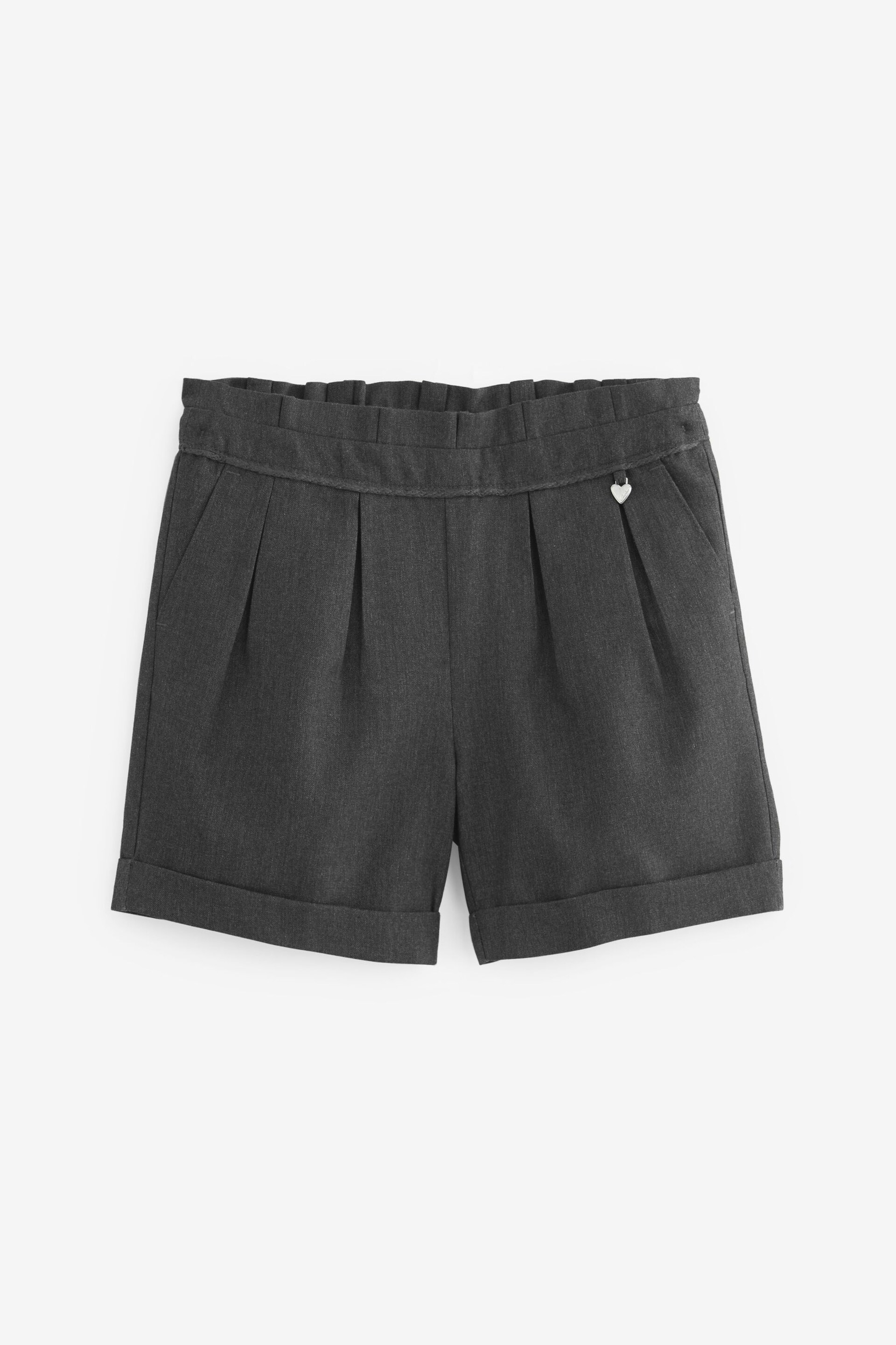 Clarks Grey Paperbag School Shorts - Image 6 of 9